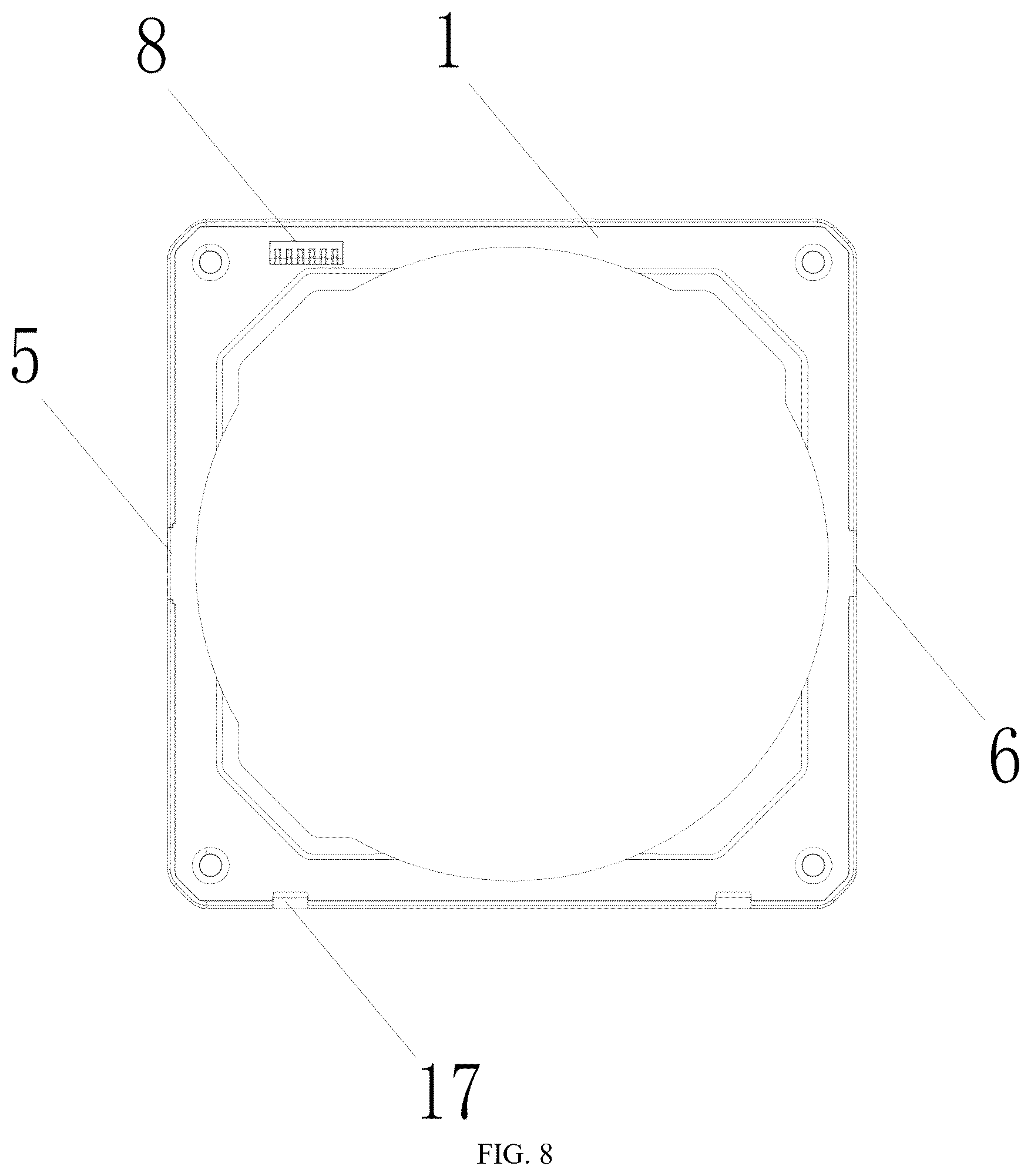 Patent US12338836 Figure 8 – Magnetic suction fan