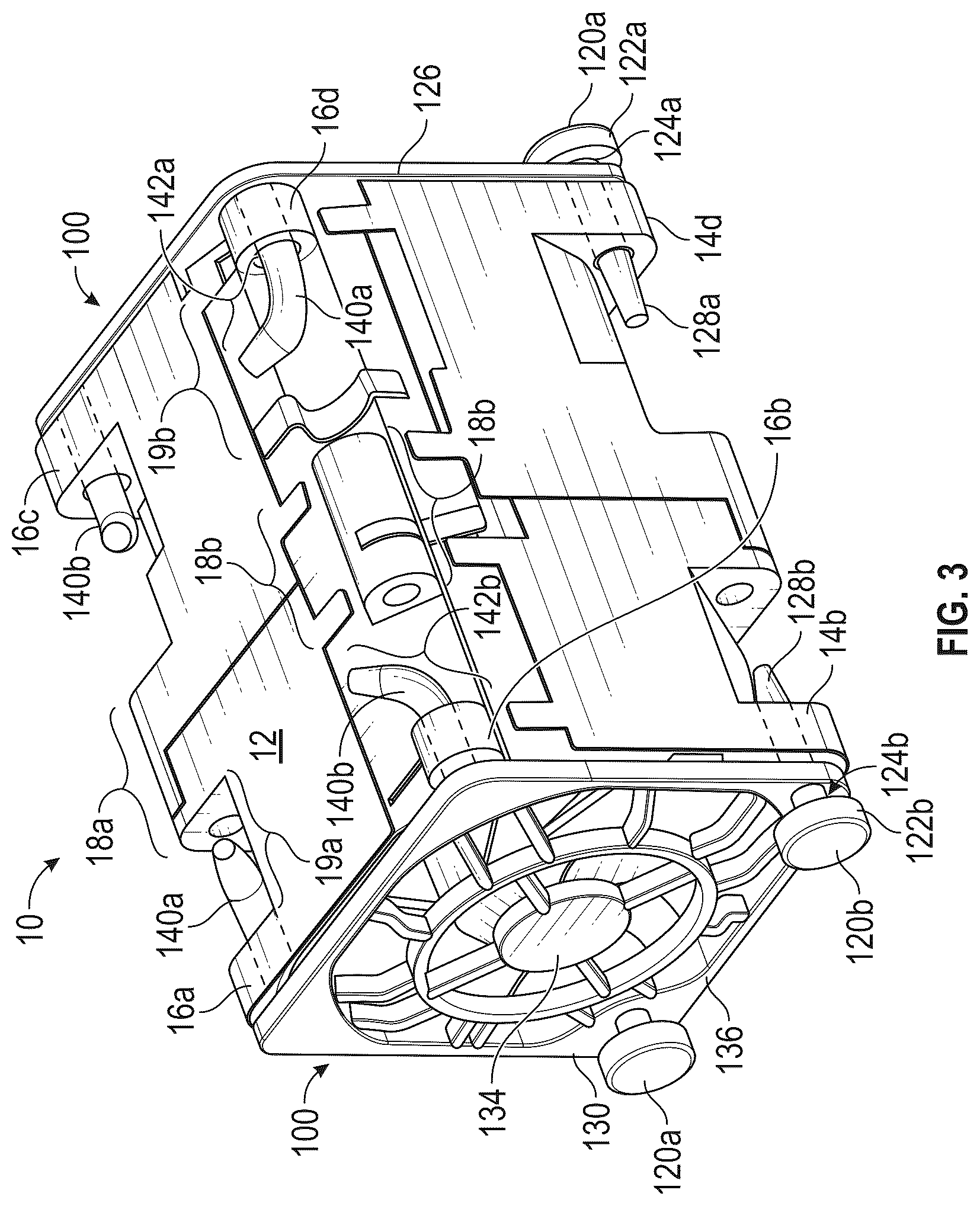 Patent US12338839 Figure 3 – Integrated fan guard