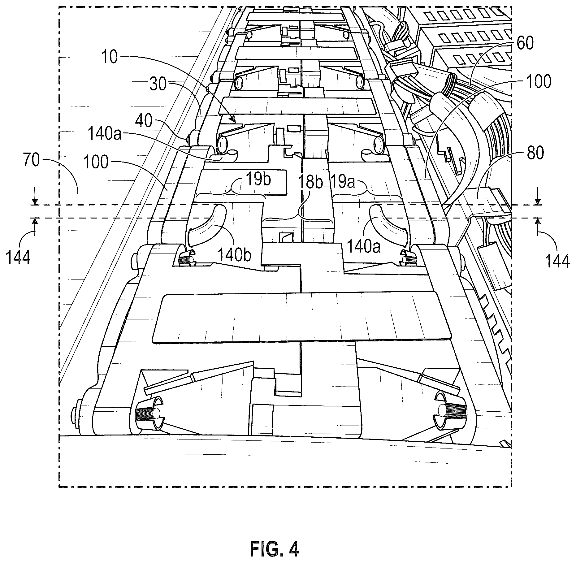 Patent US12338839 Figure 4 – Integrated fan guard