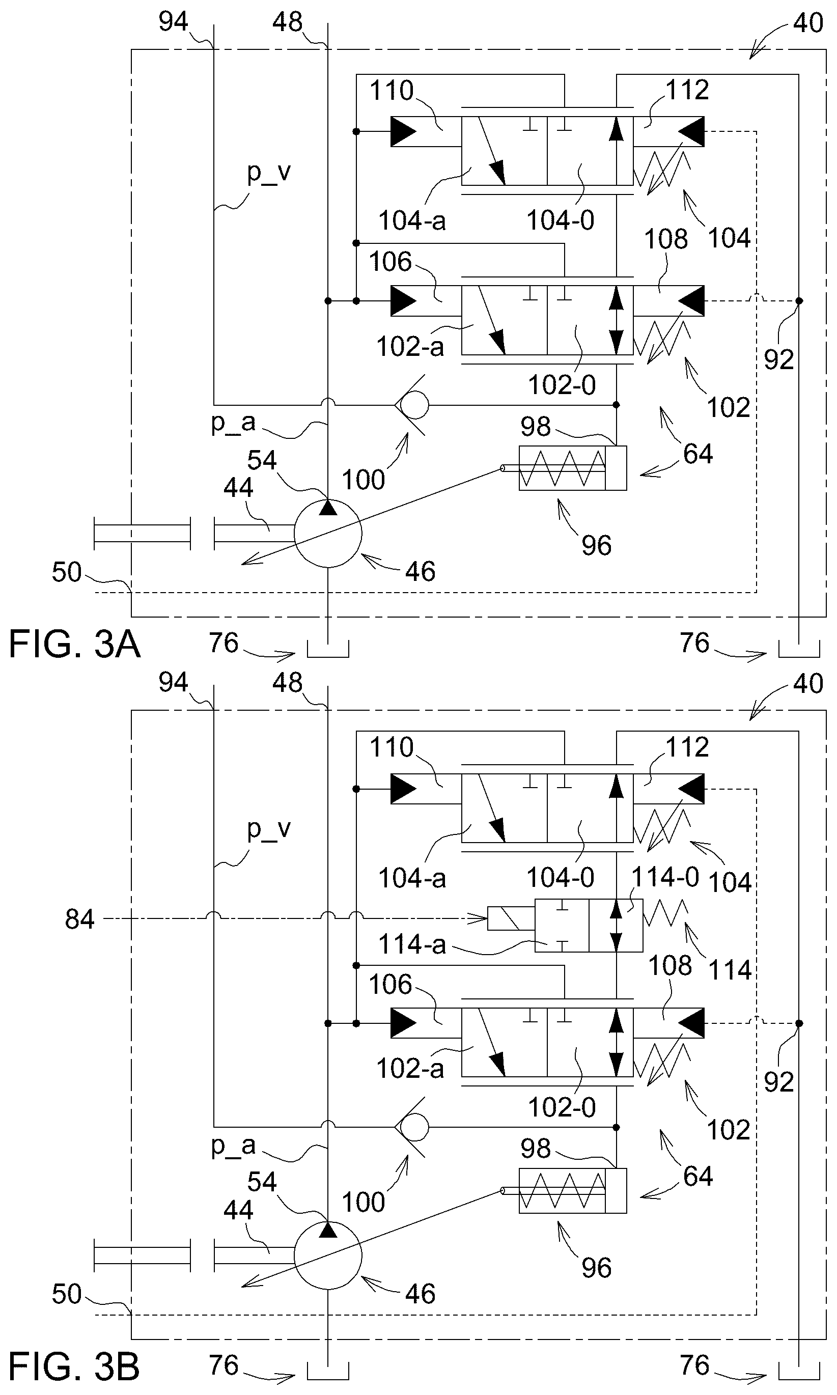 Patent US12338841 Figure 3 – Hydraulic arrangement and utility vehicle