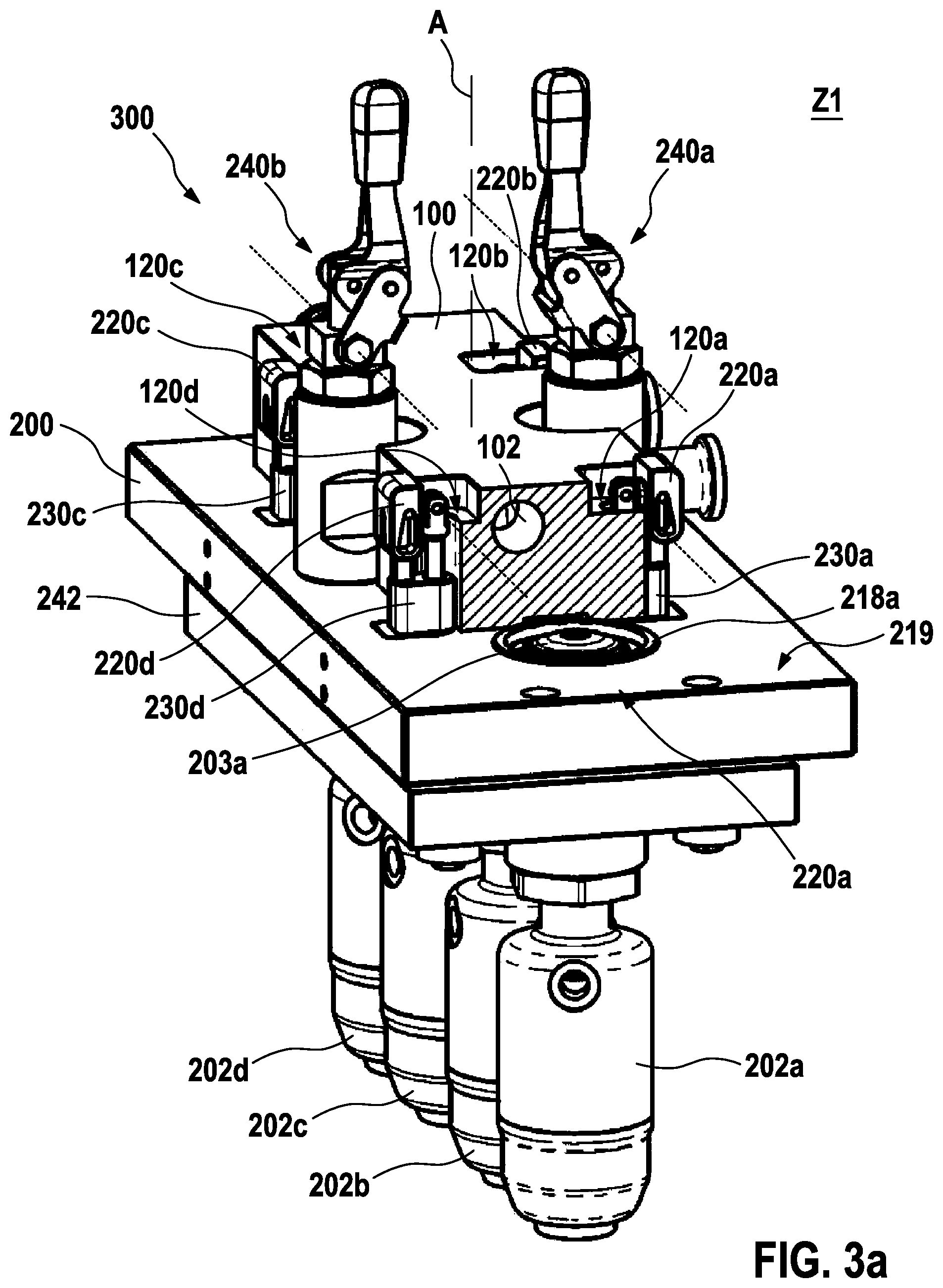 Patent US12338842 Figure 4 – Valve block body and device for arranging the valve block body on a drive body