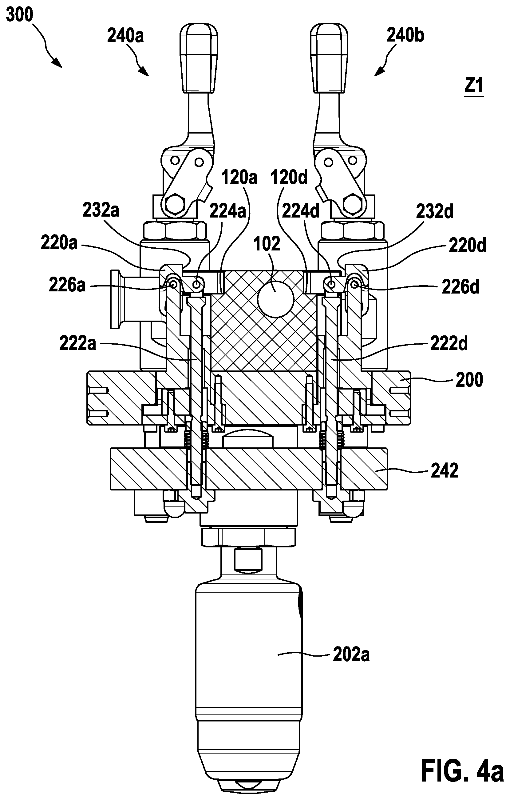 Patent US12338842 Figure 6 – Valve block body and device for arranging the valve block body on a drive body