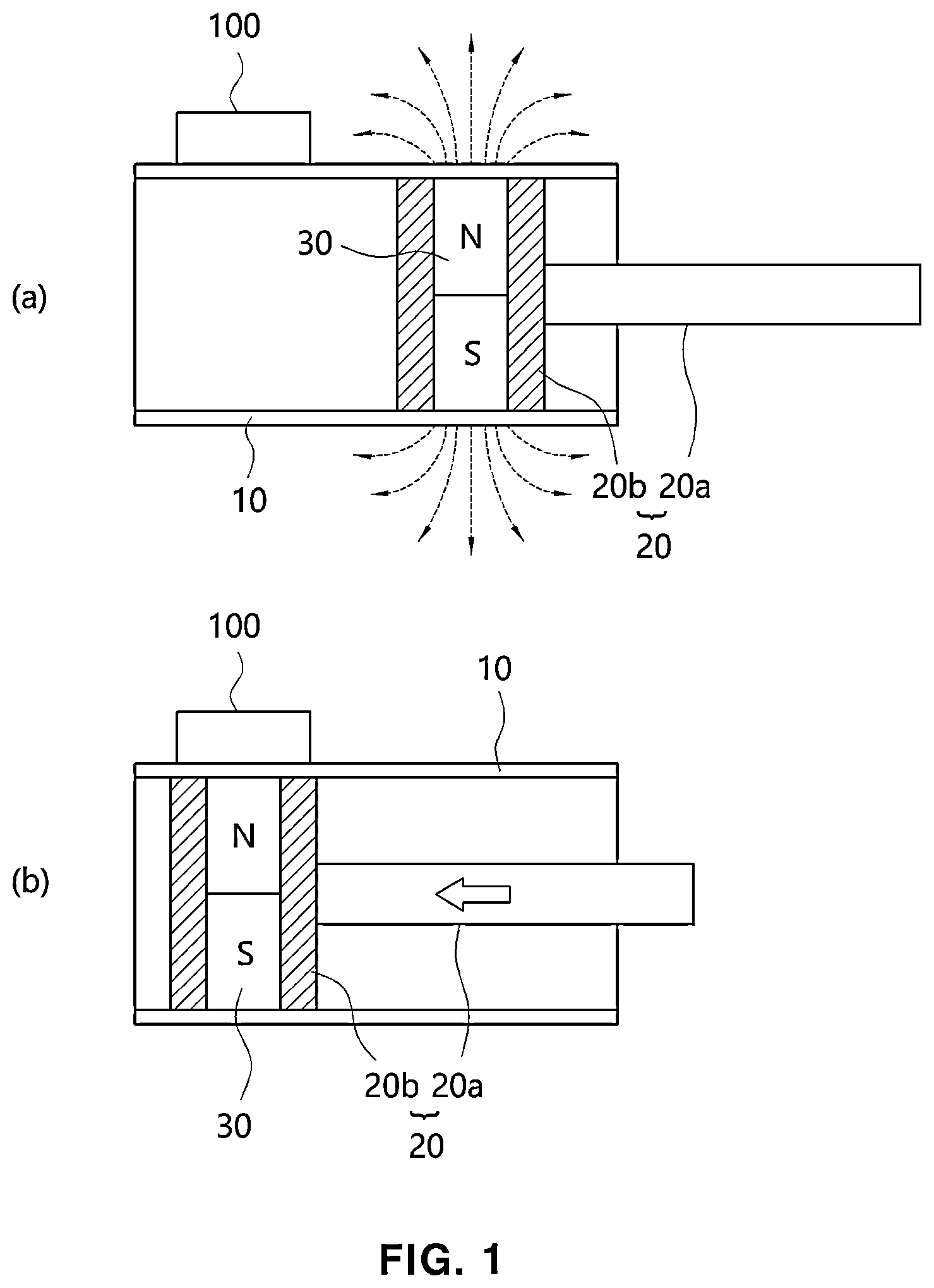 Patent US12338844 Figure 1 – Piston position detection device