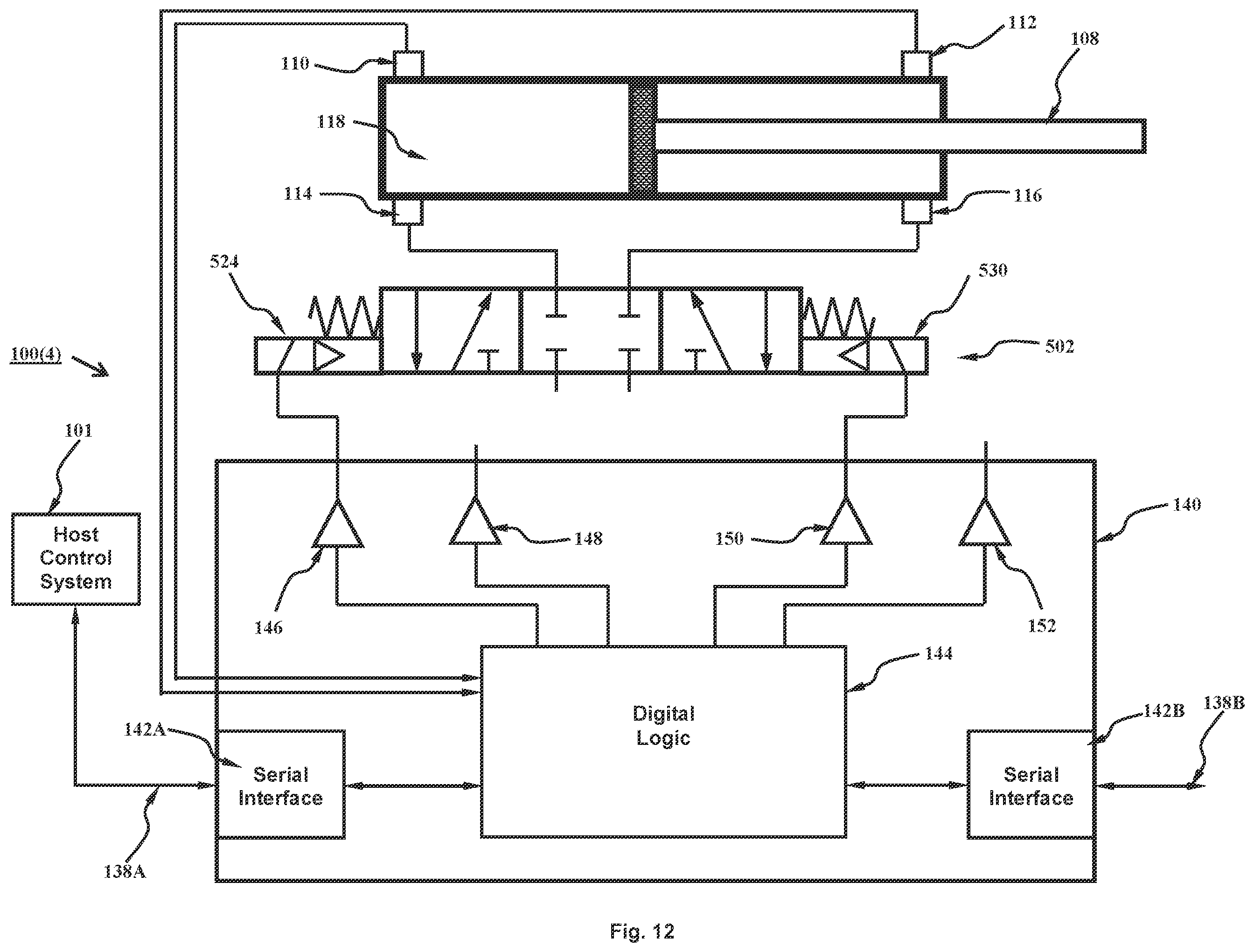Patent US12338845 Figure 12 – Universal actuator valve systems and methods thereof