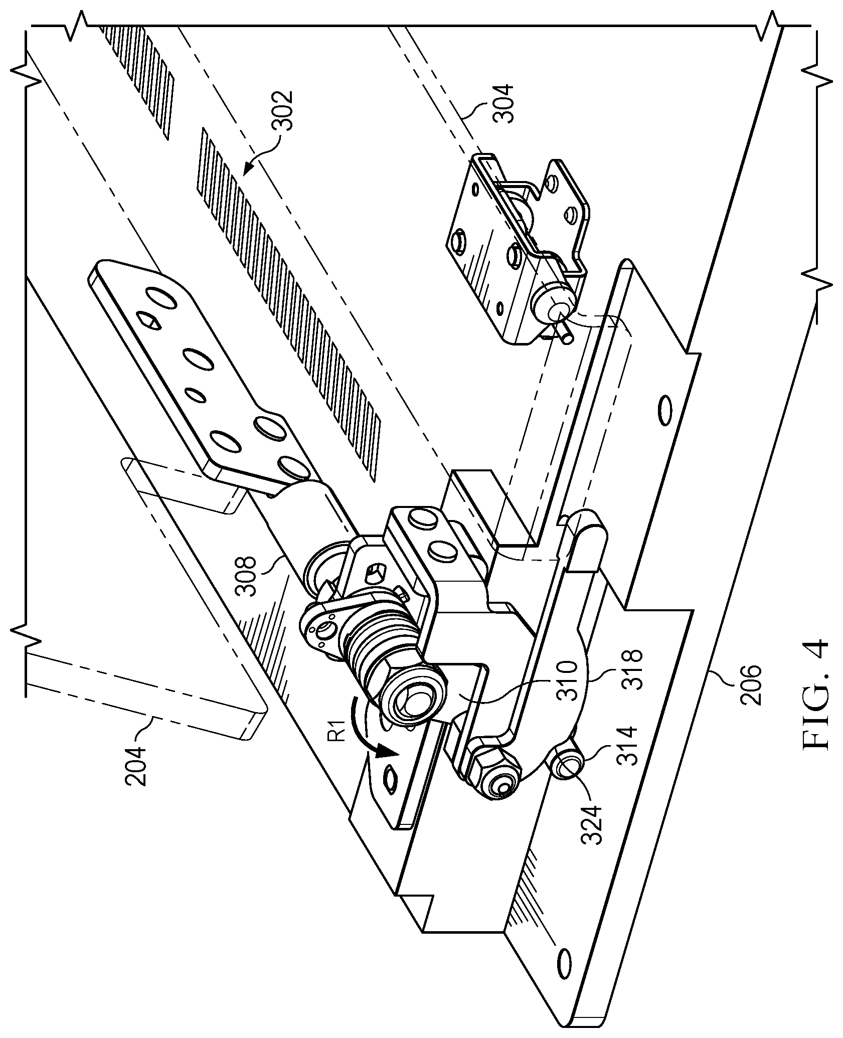 Patent US12338854 Figure 5 – Articulating intake cover of an information handling system