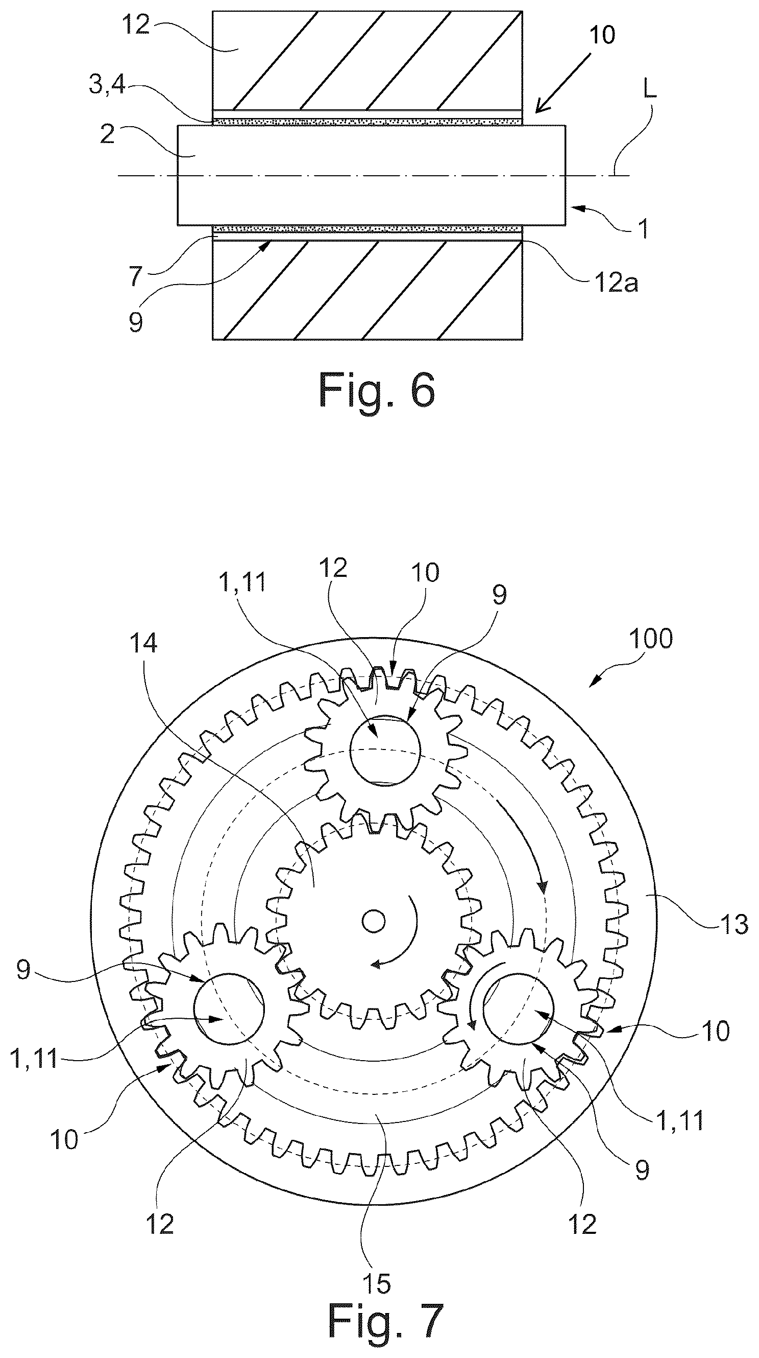 Patent US12338856 Figure 4 – Method for producing a component of a sliding bearing, and component, sliding bearing and transmission of a wind turbine