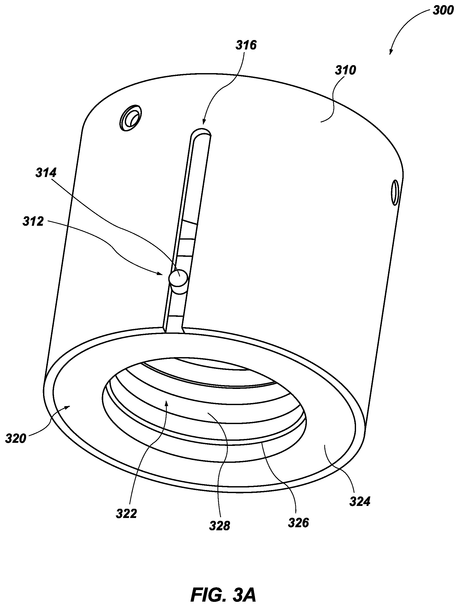 Patent US12338857 Figure 5 – Bearing assemblies configured to accommodate axial movement and related systems and methods
