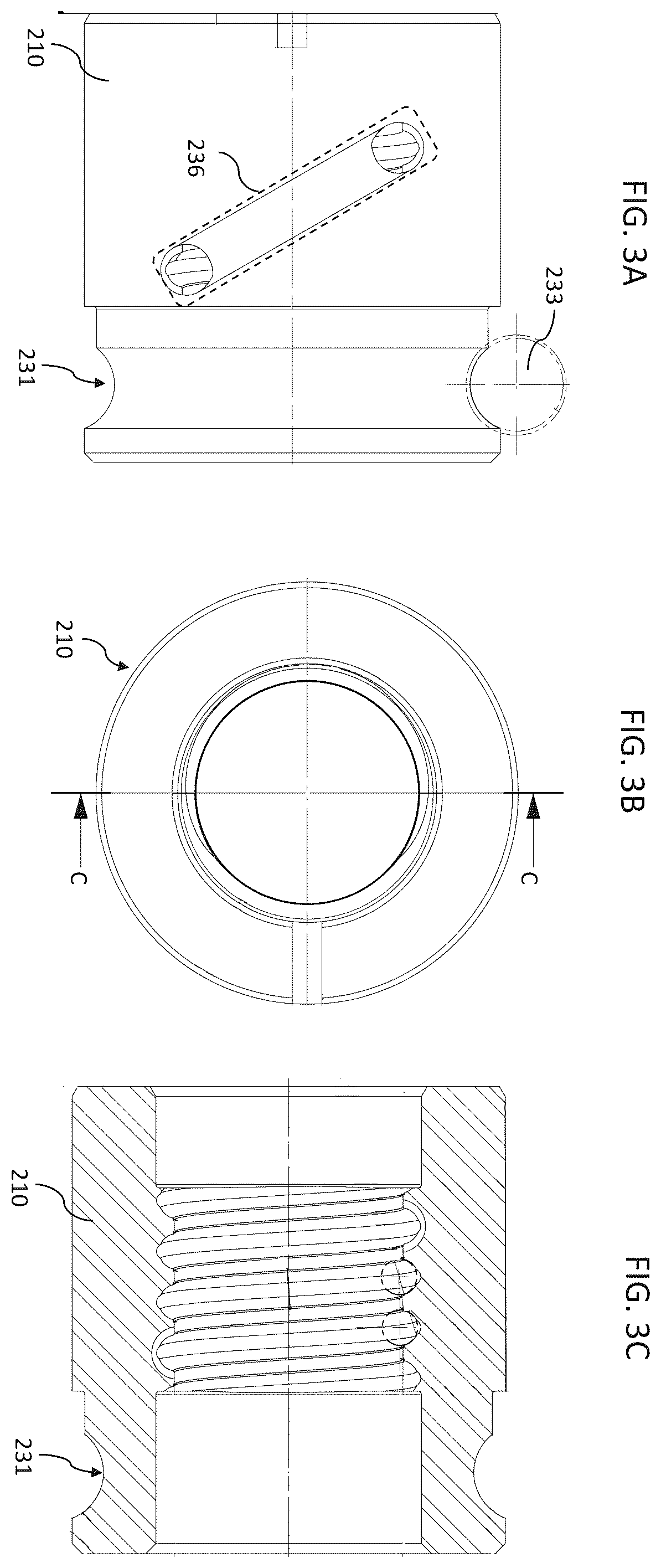Patent US12338858 Figure 3 – Brake assembly with asymmetrical shoulder bearing