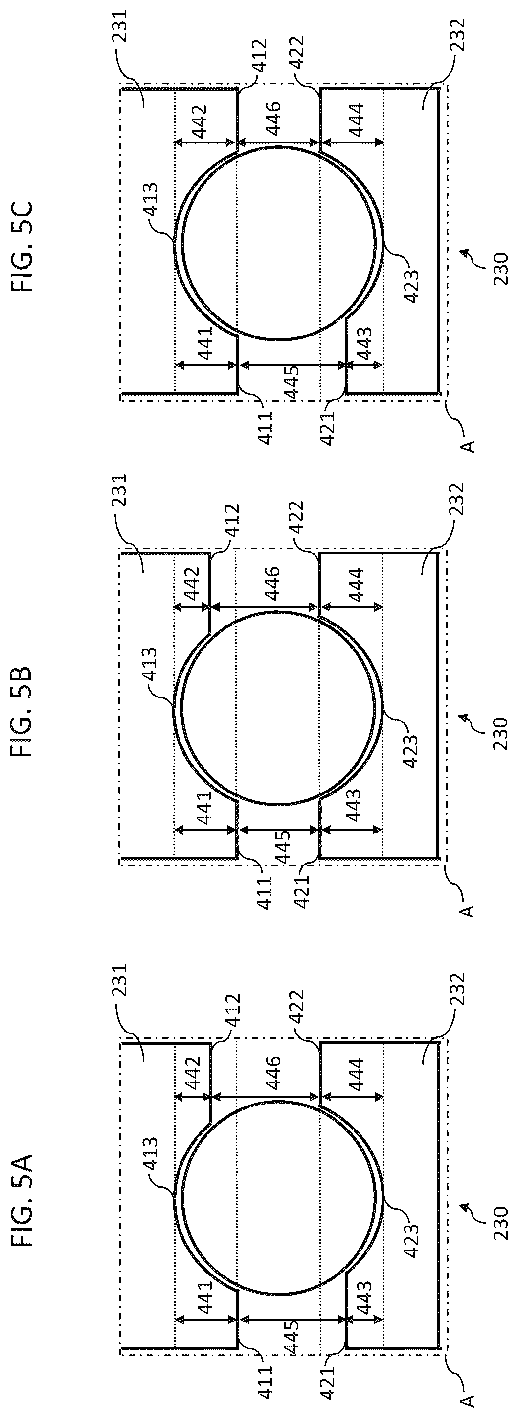 Patent US12338858 Figure 5 – Brake assembly with asymmetrical shoulder bearing