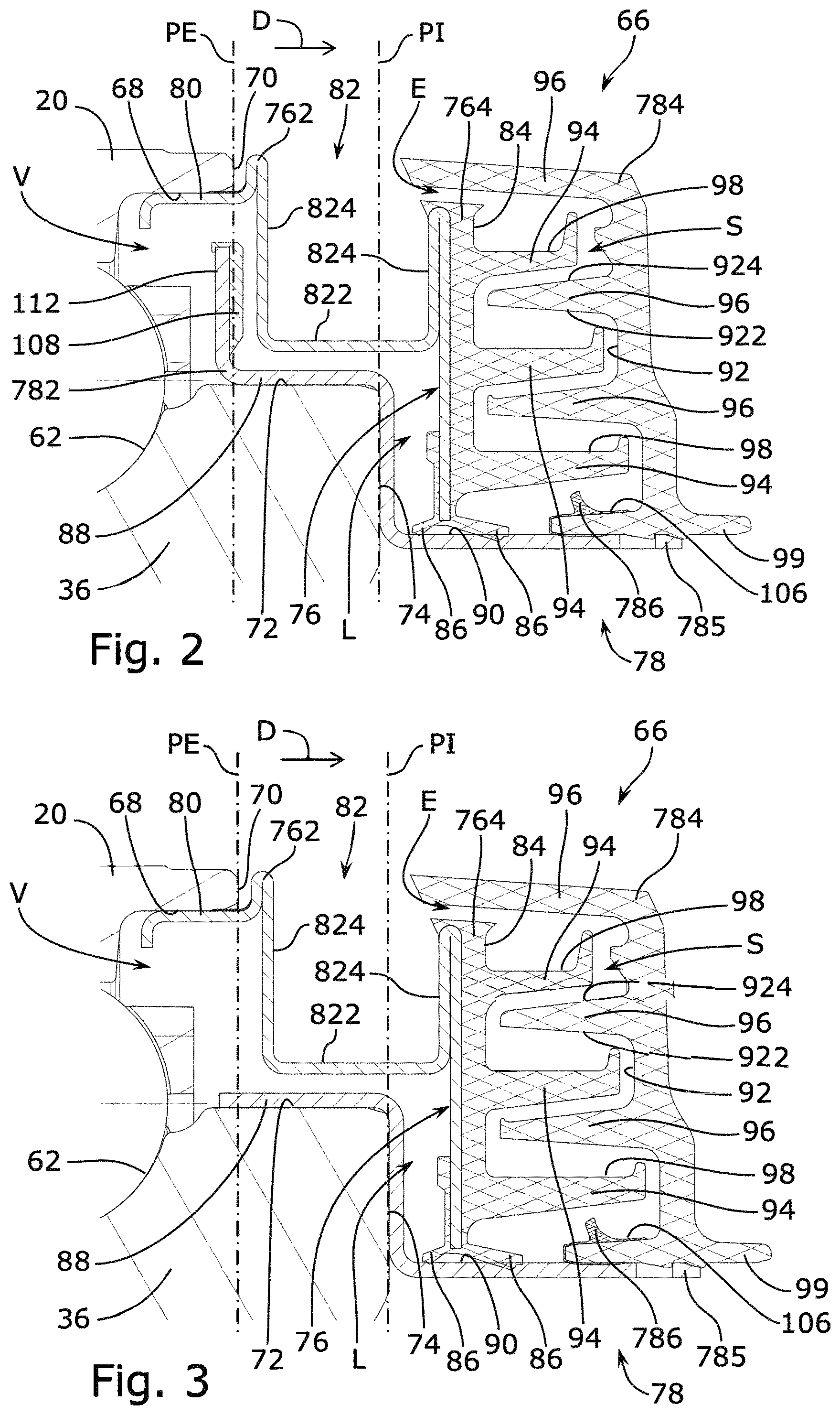 Patent US12338861 Figure 2 – Plain bearing or rolling bearing equipped with a sealing device with a seal seat close to the axis of revolution
