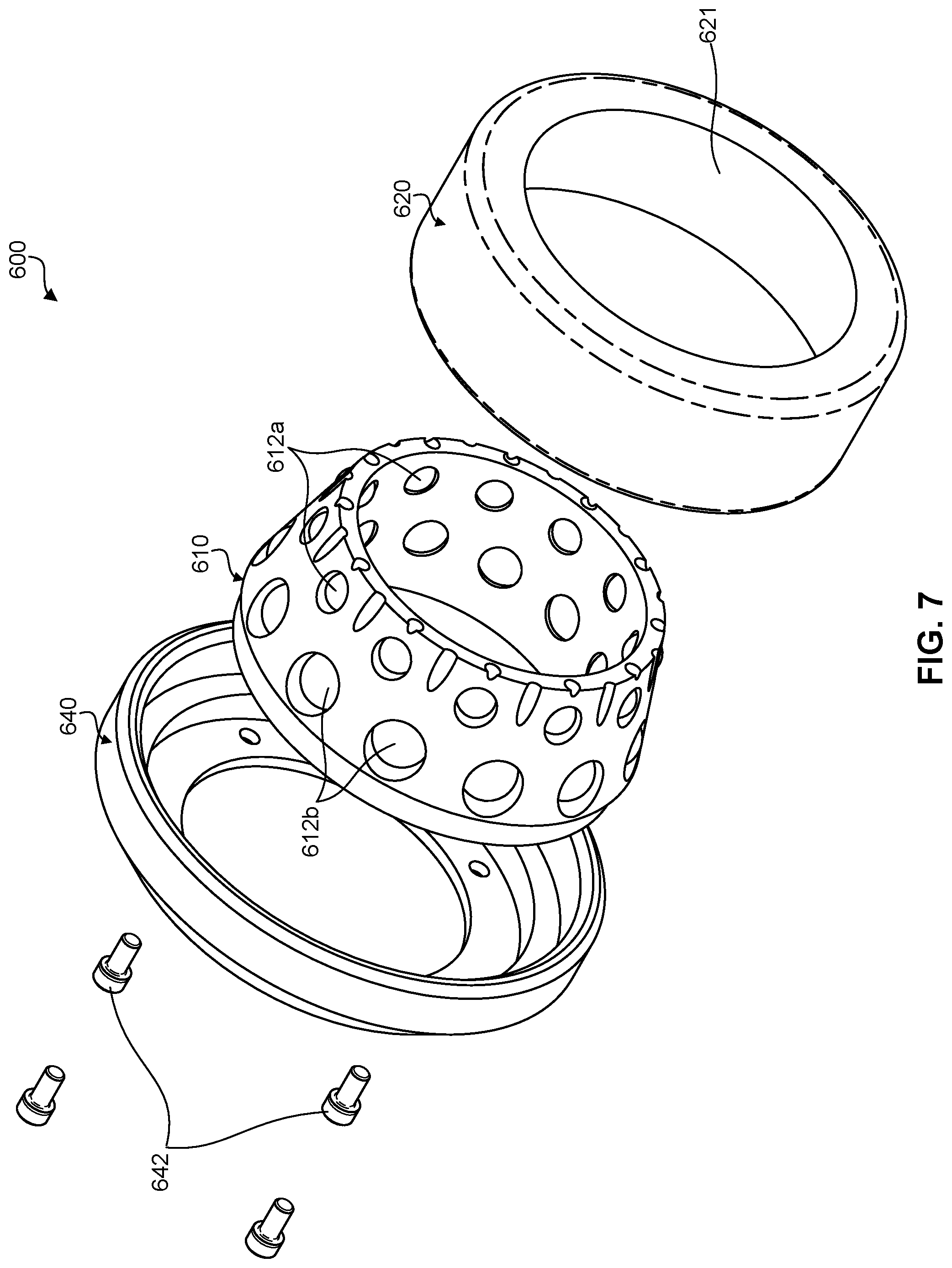 Patent US12338863 Figure 7 – Linear bearing clutch