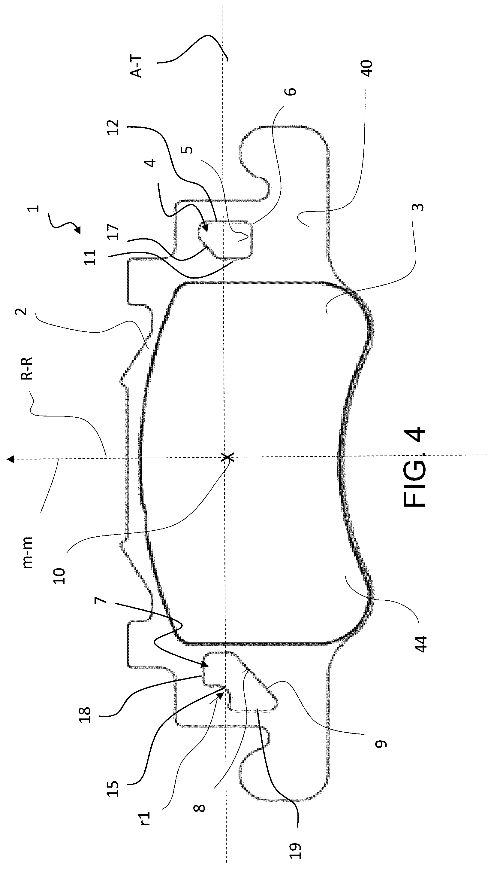 Patent US12338866 Figure 4 – Brake pad; pad assembly; brake caliper assembly