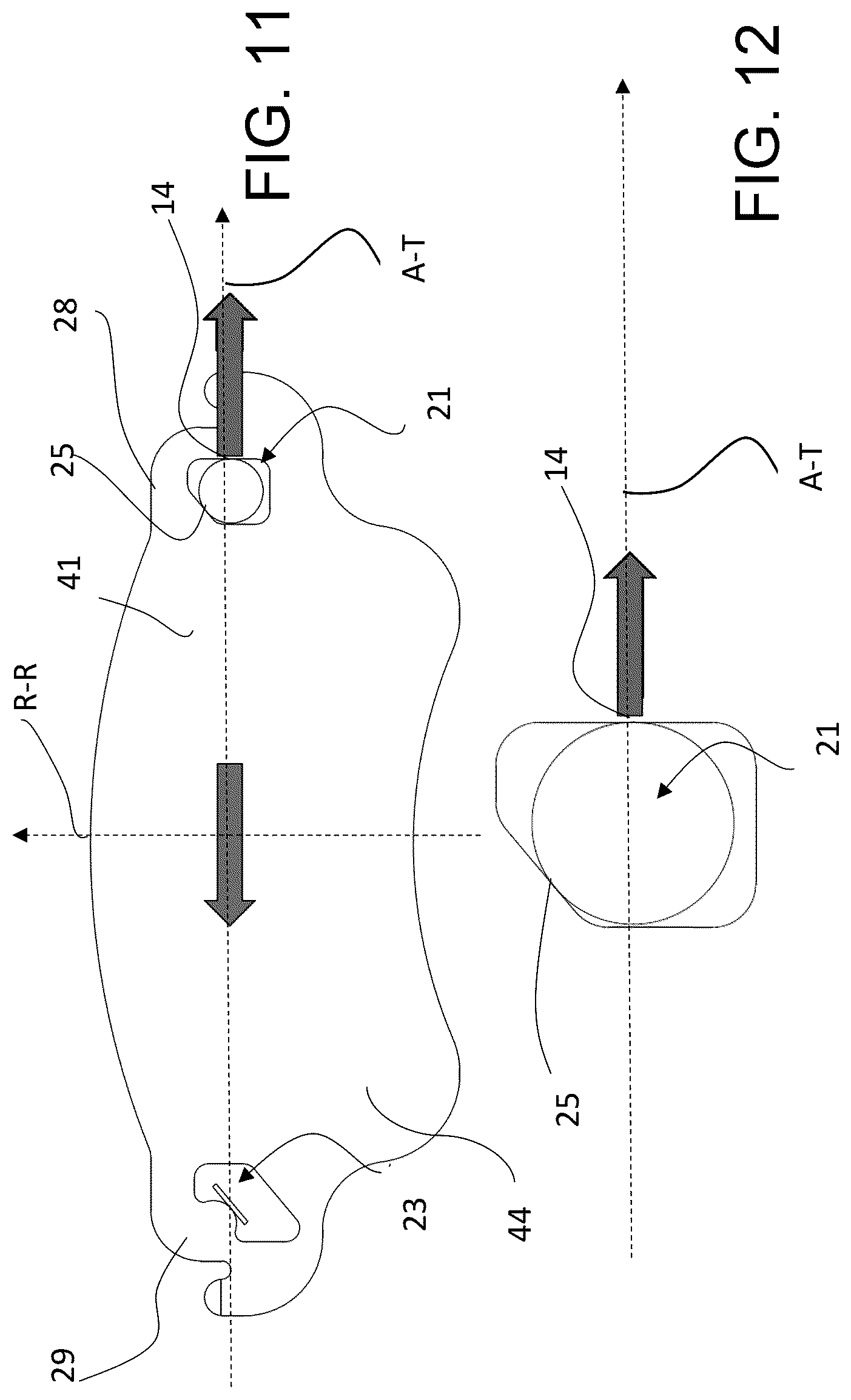 Patent US12338866 Figure 11 – Brake pad; pad assembly; brake caliper assembly