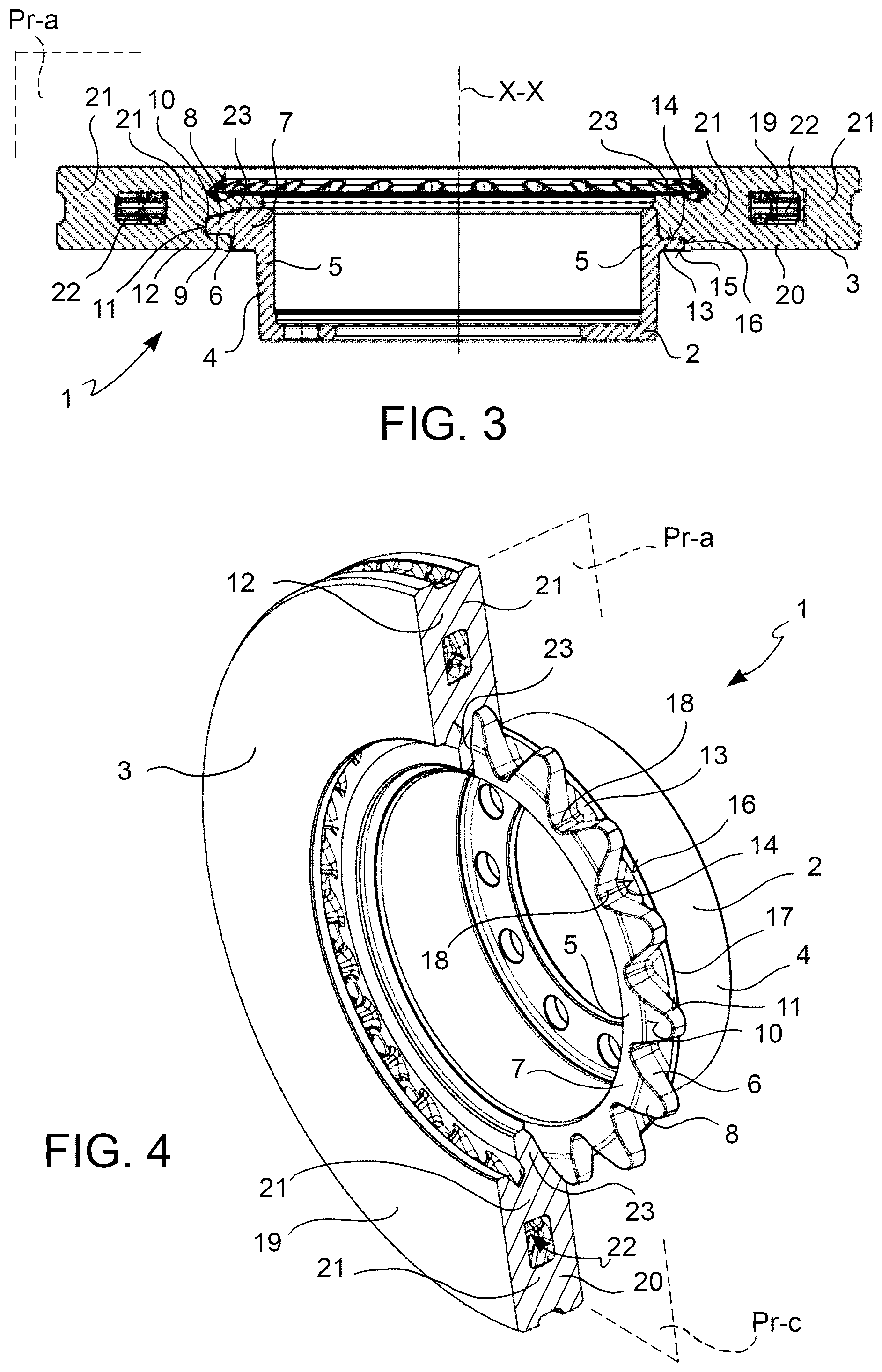 Patent US12338867 Figure 2 – Disk brake disk, disk brake and manufacturing method