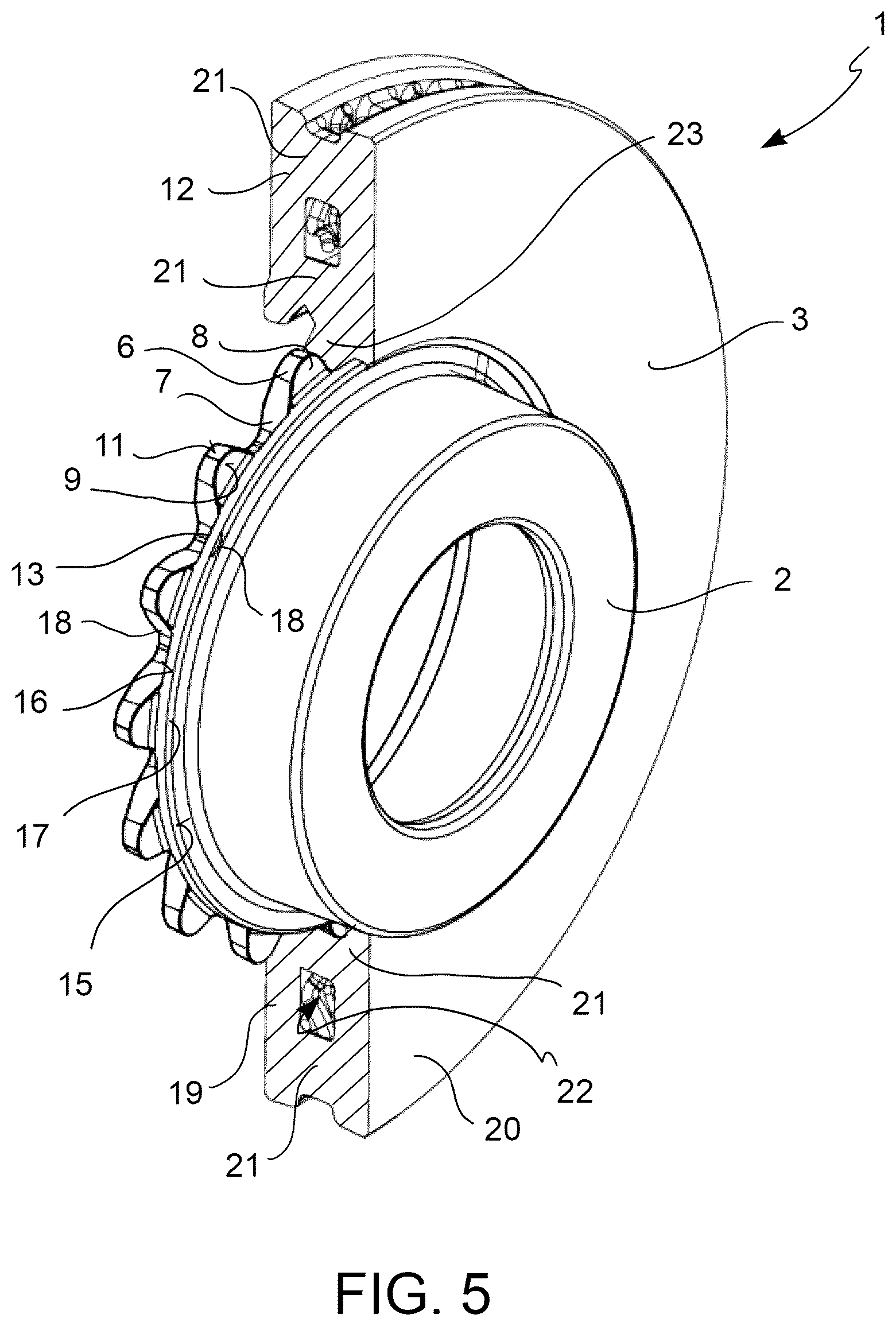 Patent US12338867 Figure 3 – Disk brake disk, disk brake and manufacturing method