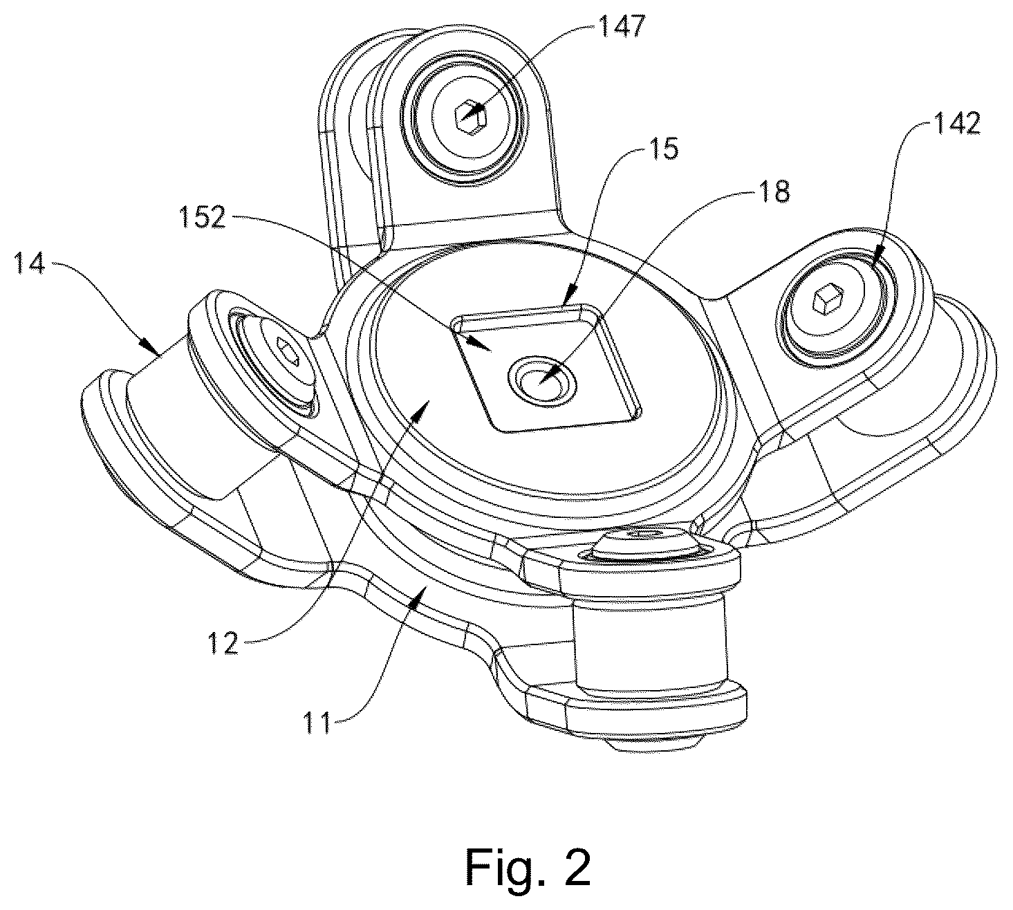 Patent US12338869 Figure 2 – Shock absorbing device