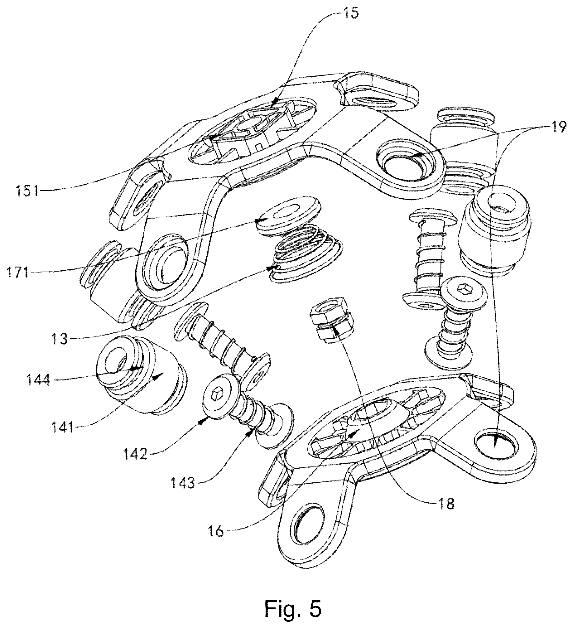Patent US12338869 Figure 5 – Shock absorbing device