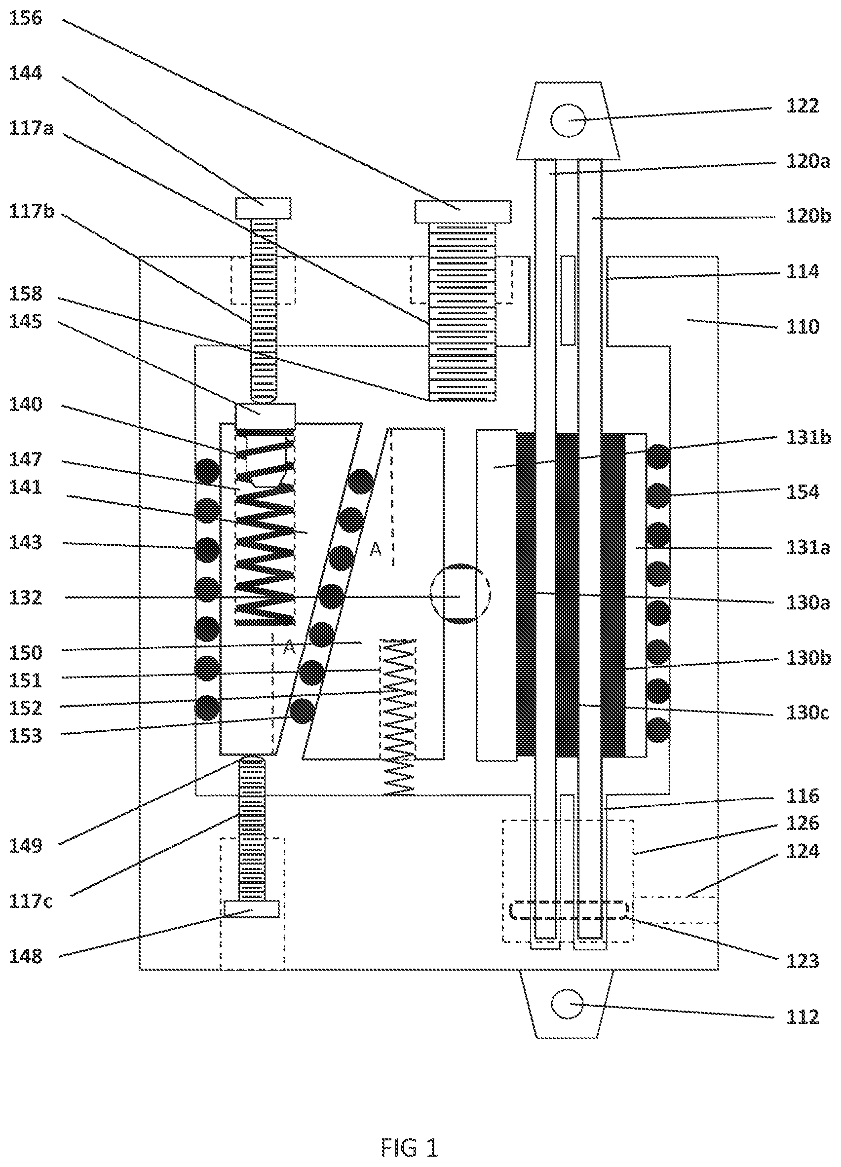 Patent US12338870 Figure 1 – Smooth transient excursion non-resonant (STEN-R) damper
