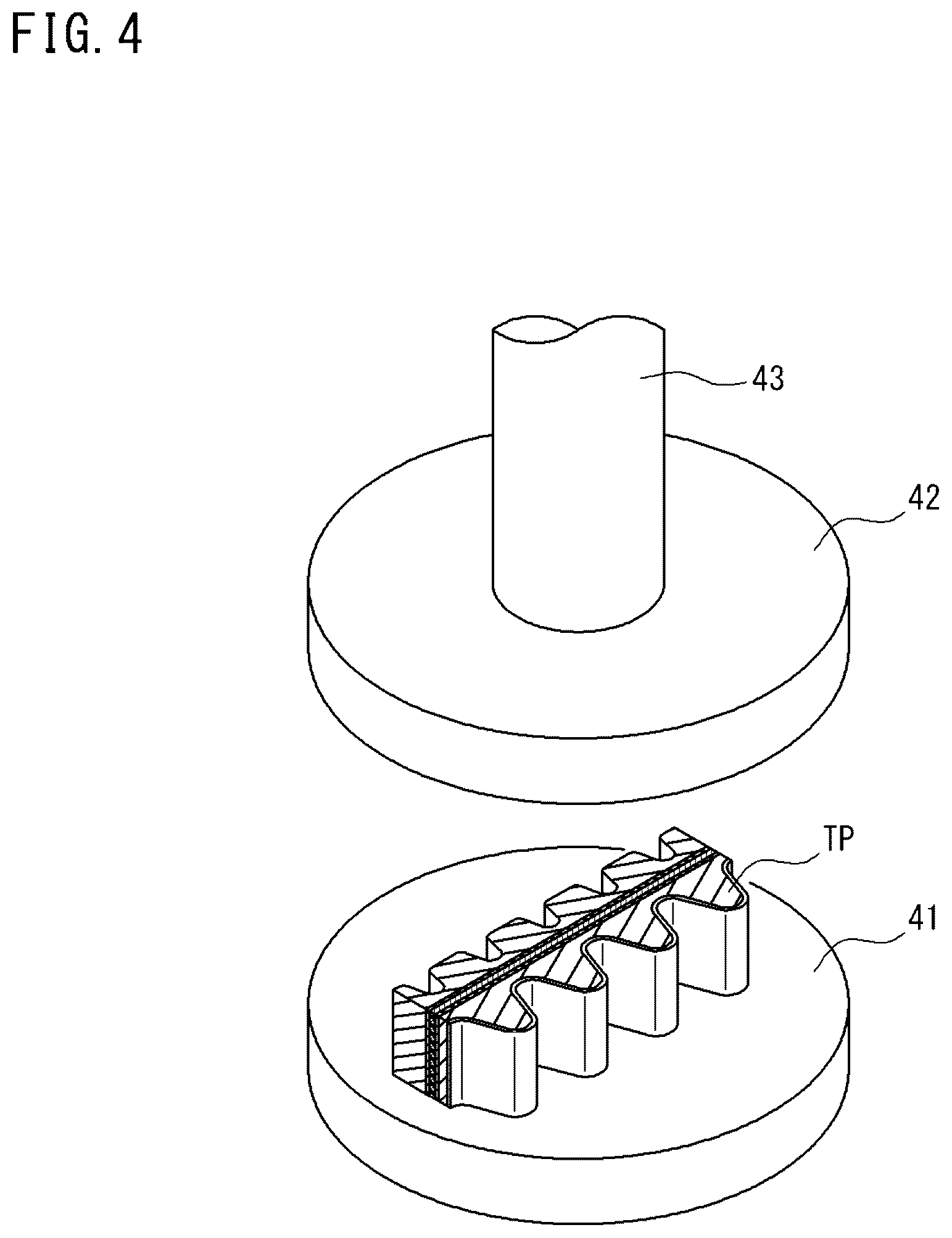 Patent US12338876 Figure 4 – Raw edge V-belt