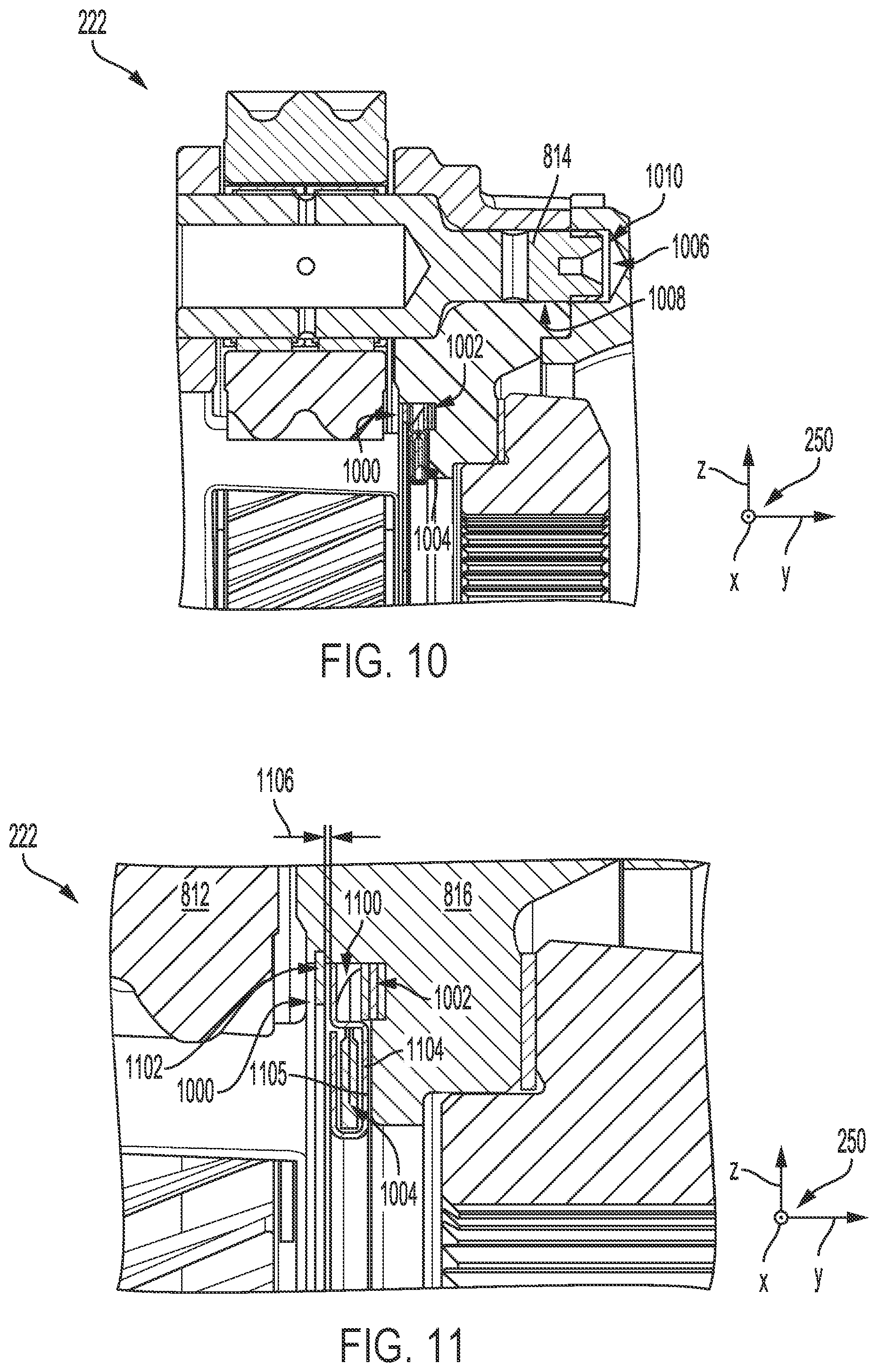 Patent US12338877 Figure 7 – Electric drive axle system with removable planetary gear assembly