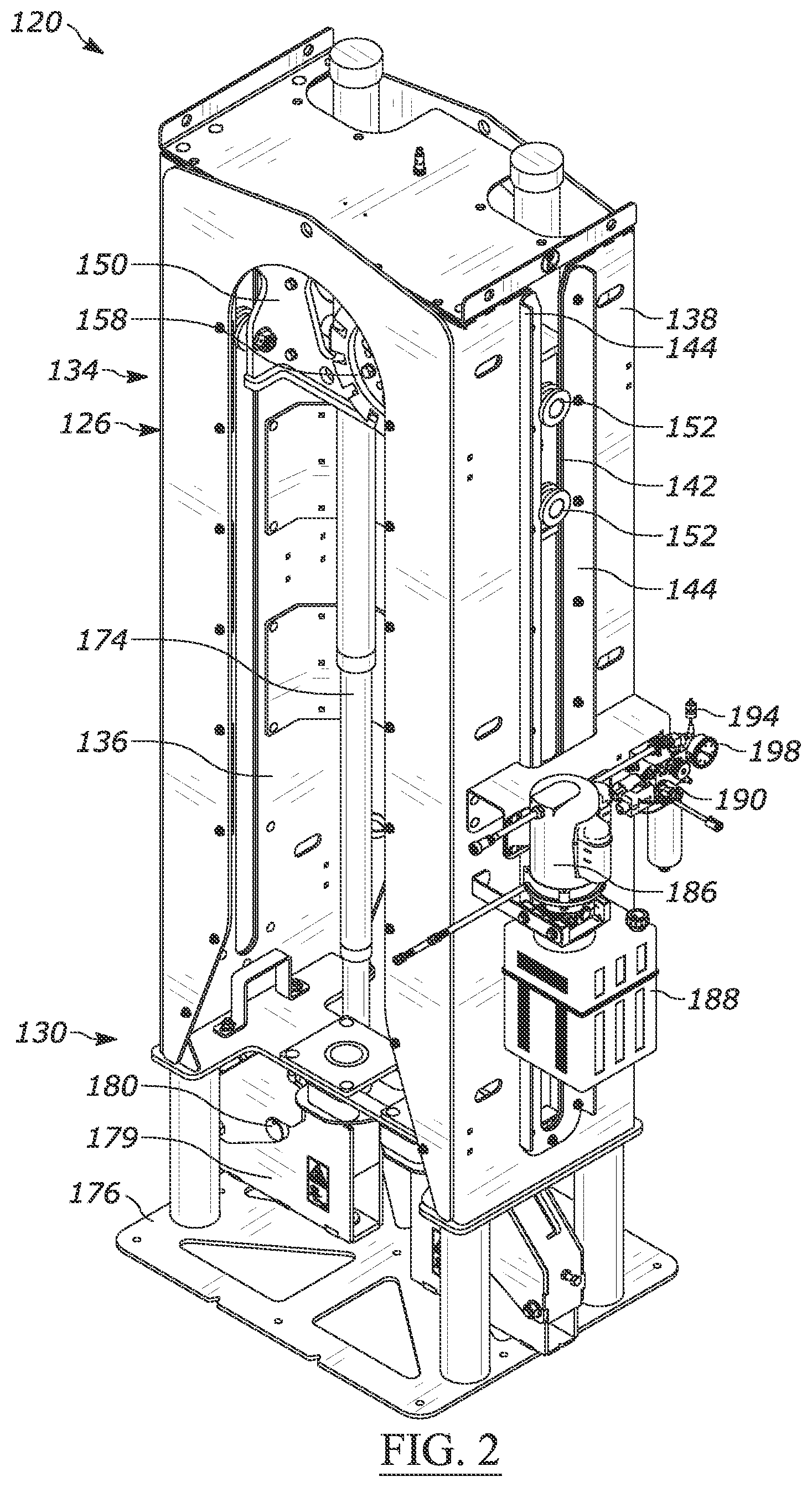 Patent US12338878 Figure 2 – Automatic tensioning apparatus and method of use