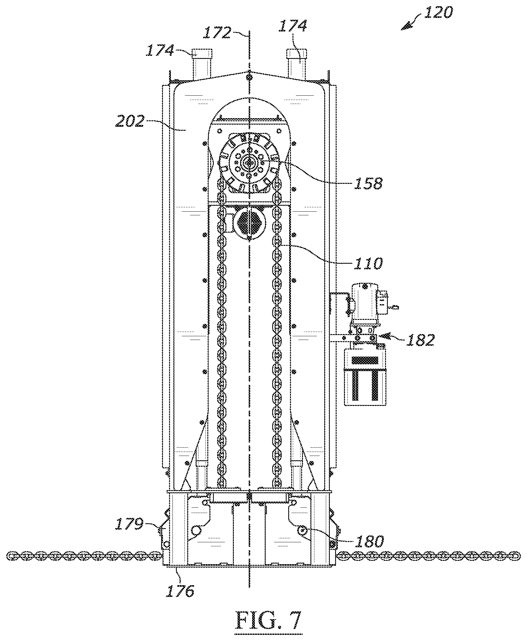 Patent US12338878 Figure 7 – Automatic tensioning apparatus and method of use