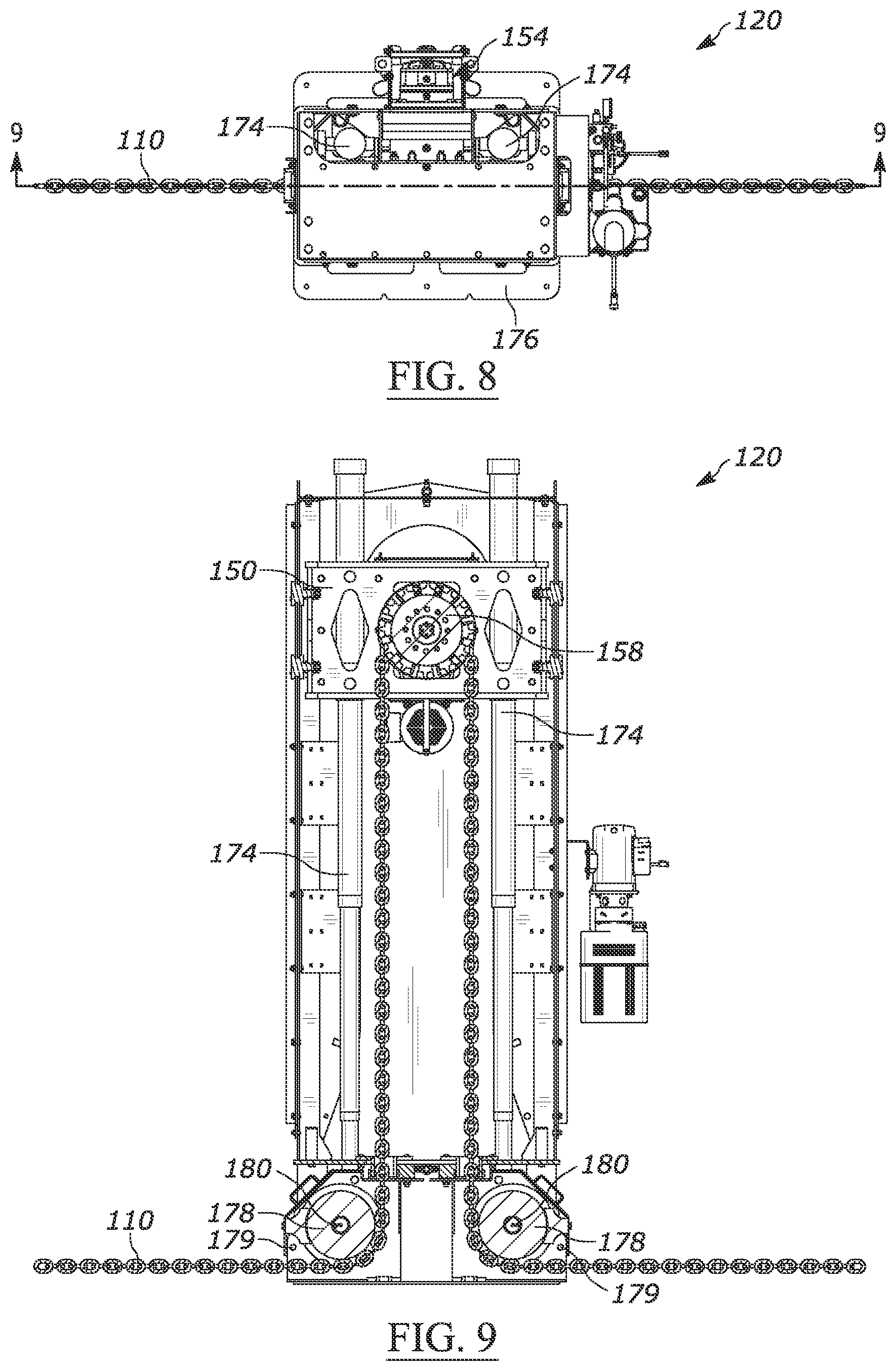 Patent US12338878 Figure 8 – Automatic tensioning apparatus and method of use
