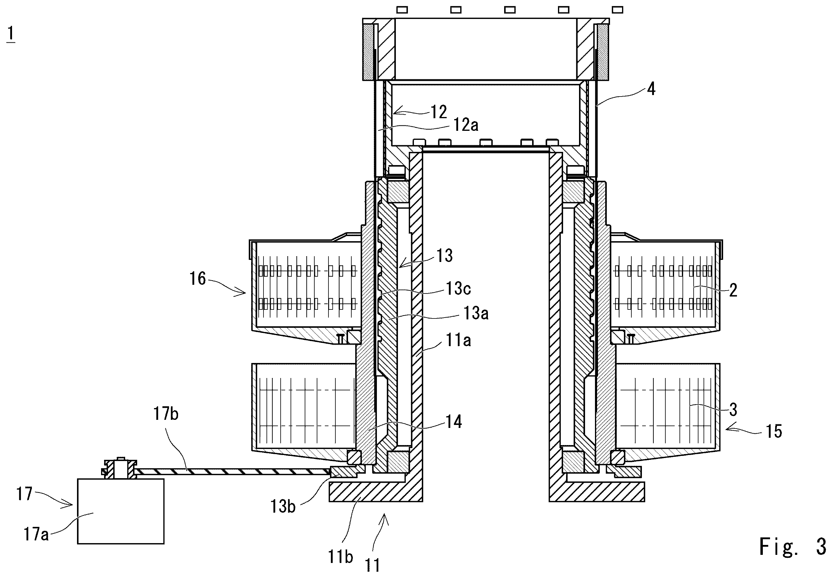Patent US12338879 Figure 3 – Extension pipe and transport robot