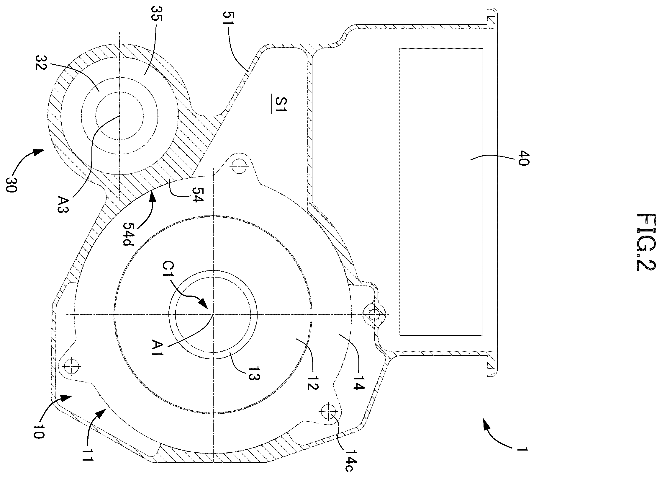 Patent US12338880 Figure 2 – Vehicle drive device