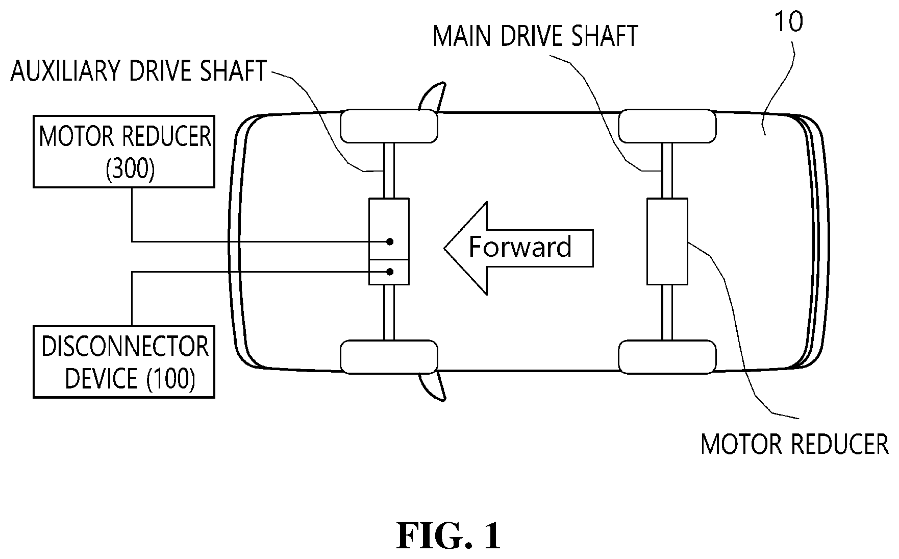 Patent US12338882 Figure 1 – Vehicle controller and noise reducing method of differential gear