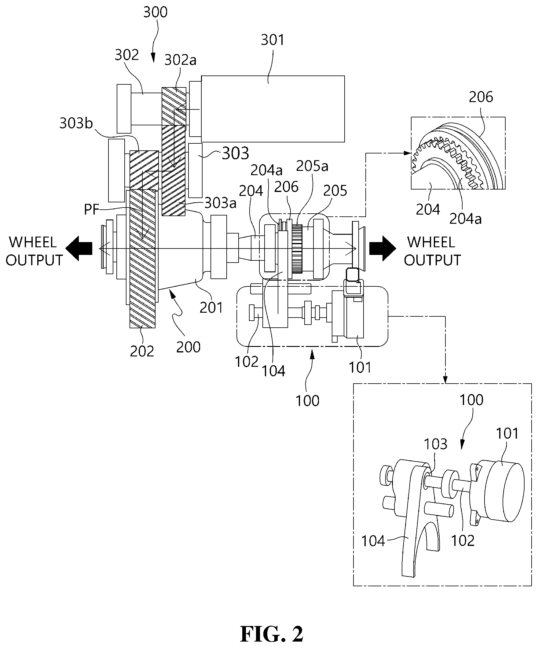 Patent US12338882 Figure 2 – Vehicle controller and noise reducing method of differential gear