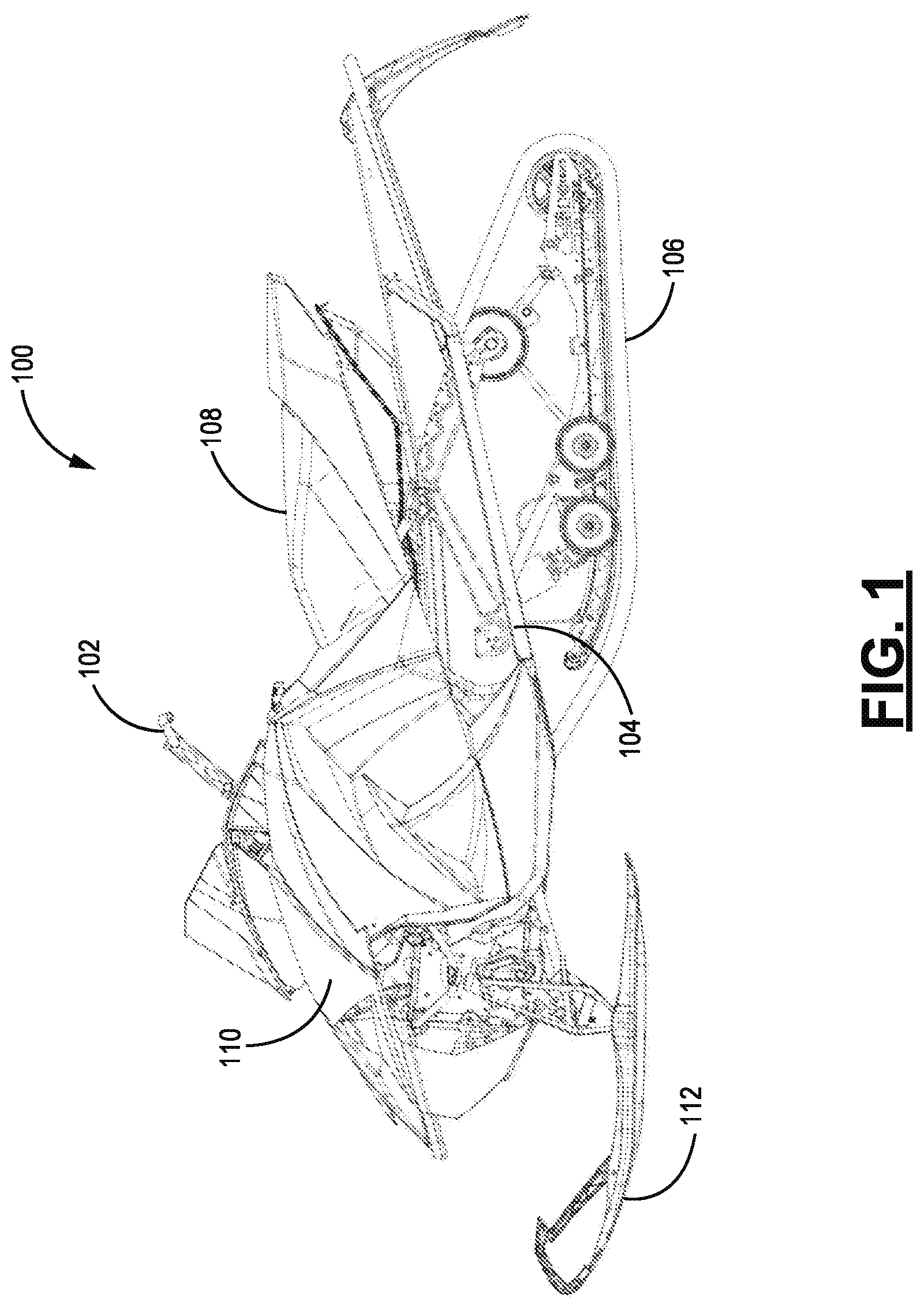 Patent US12338886 Figure 1 – Continuously variable transmission for recreational vehicles and related components