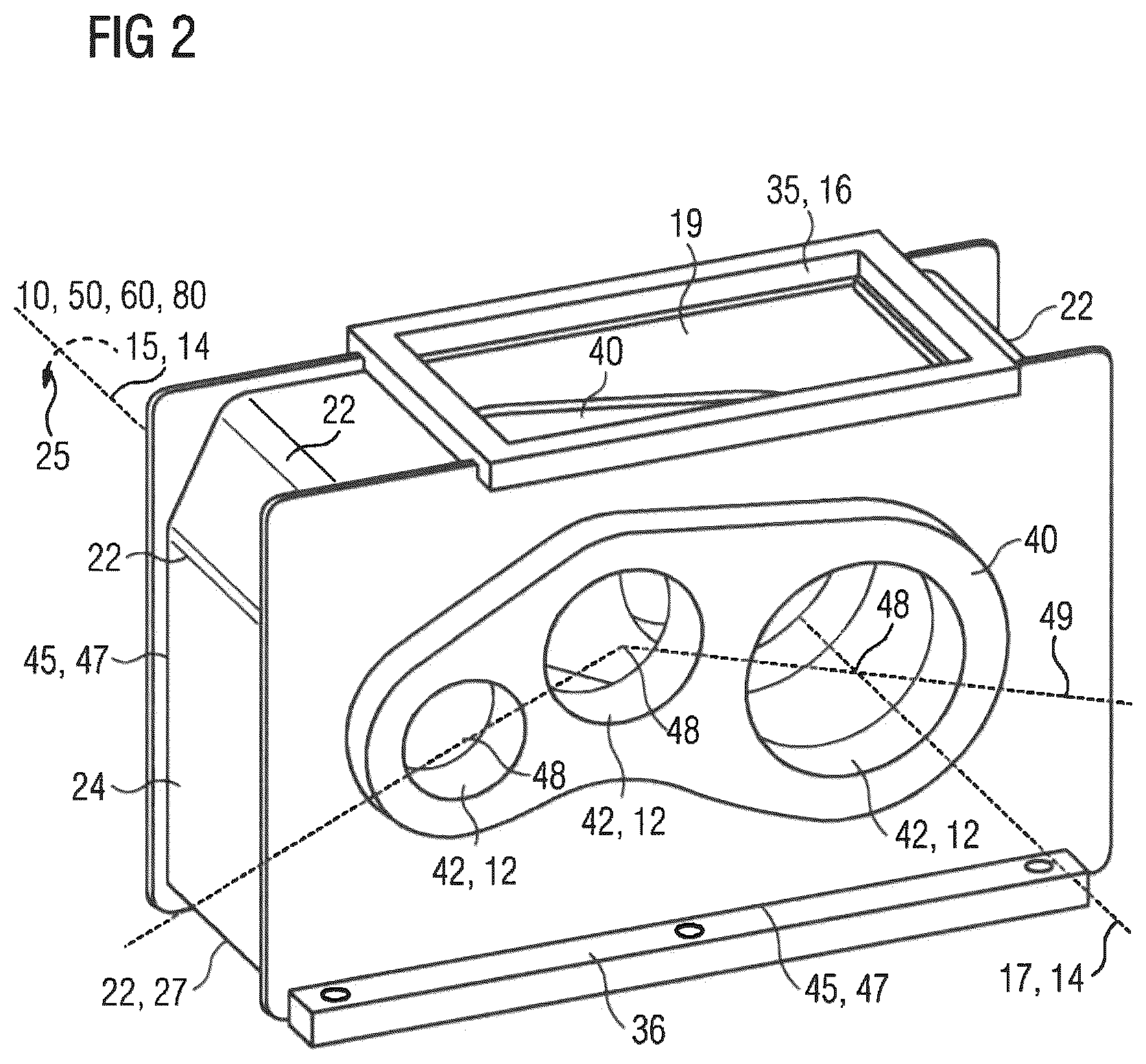 Patent US12338887 Figure 2 – Scalable transmission housing, and housing series