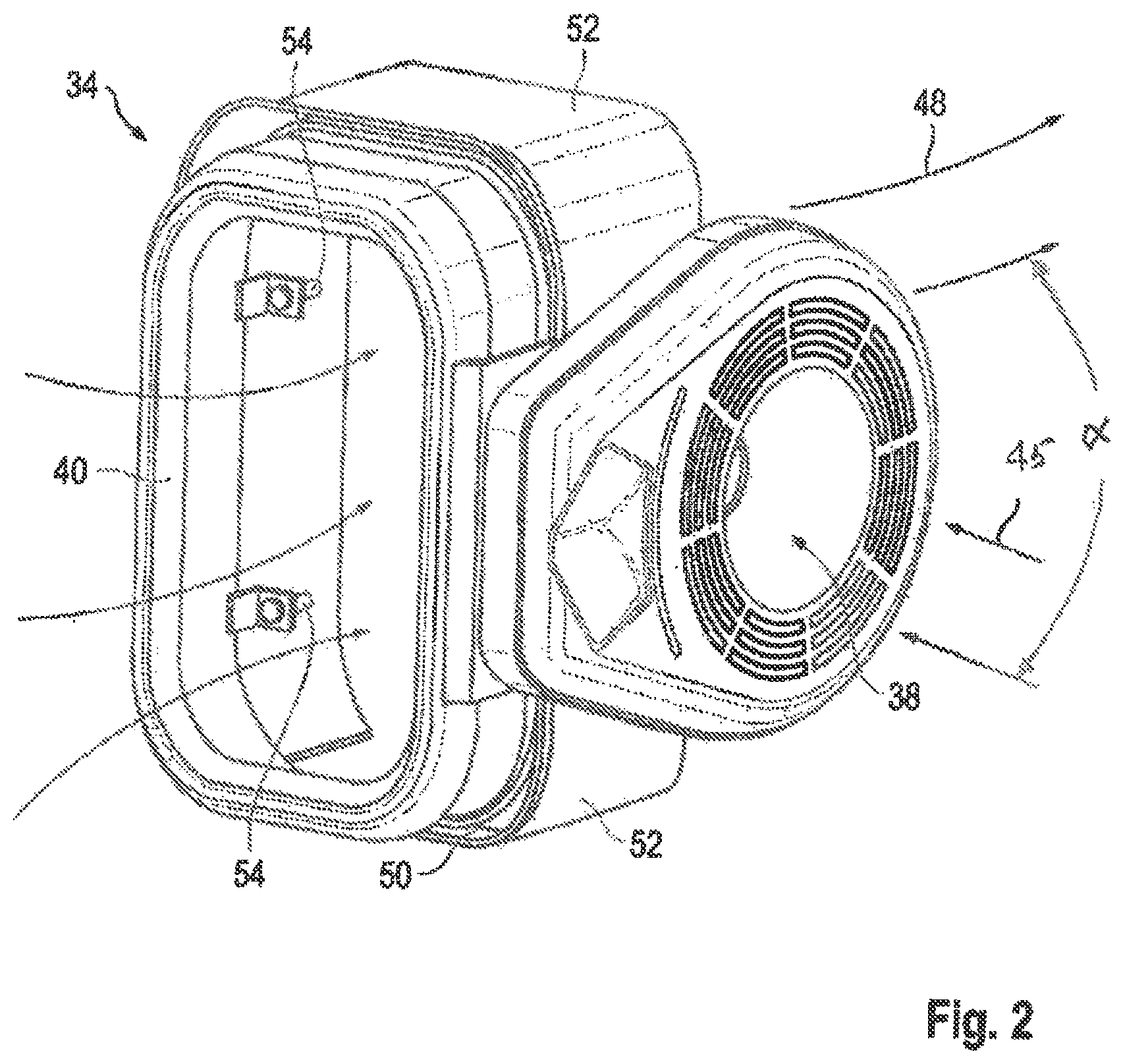 Patent US12338888 Figure 2 – Space-saving gearbox cooler device and gearbox