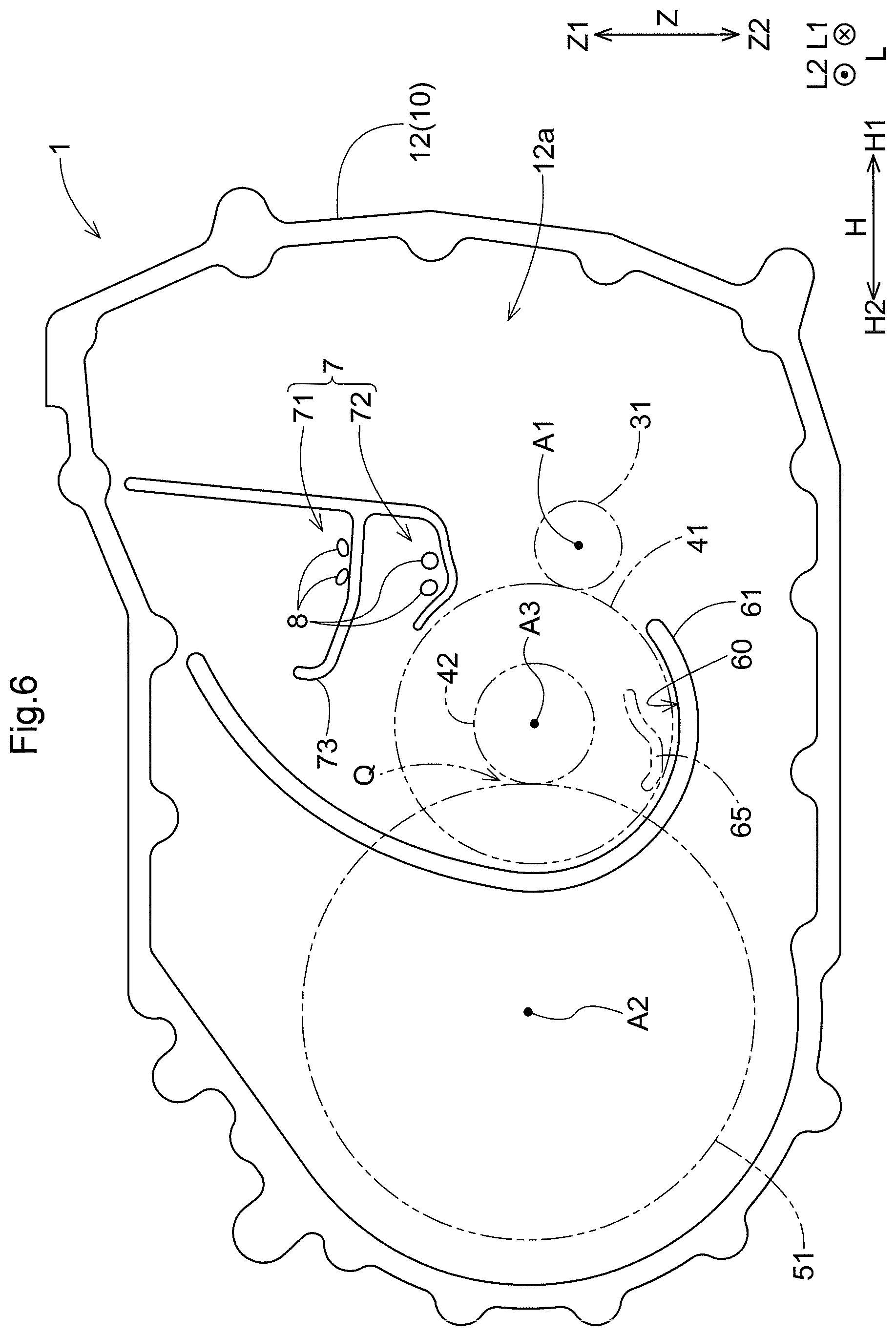 Patent US12338890 Figure 6 – Vehicle drive device