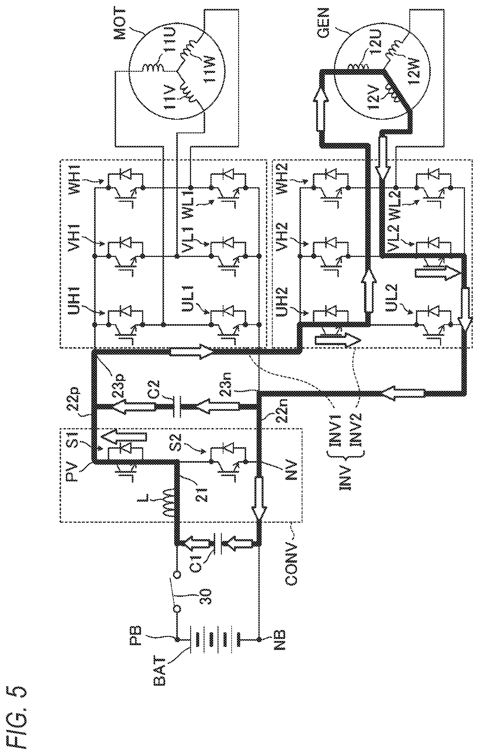Patent US12338891 Figure 5 – Control device for vehicle