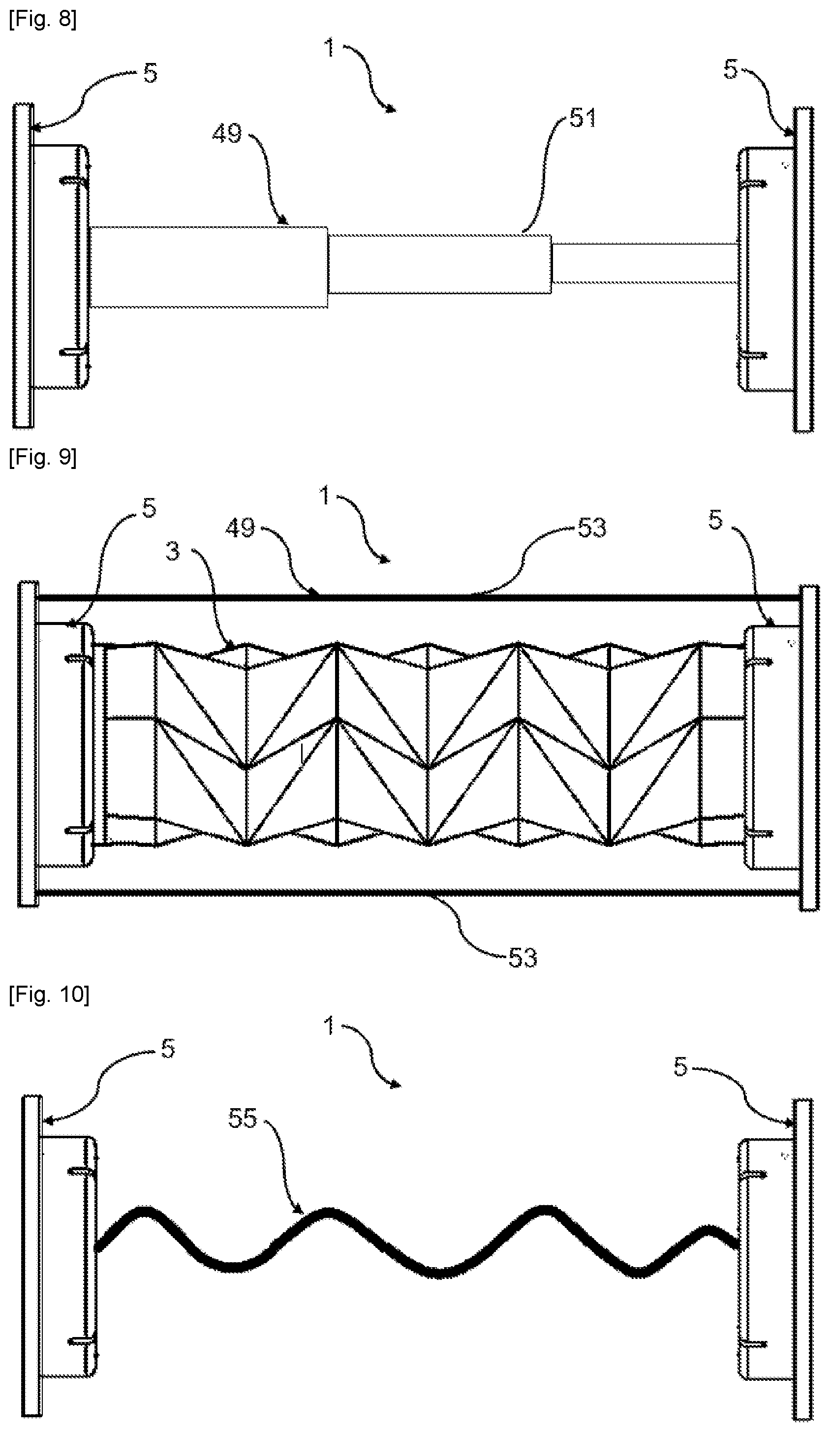 Patent US12338898 Figure 5 – Expandable tubular element for inflatable cylinder