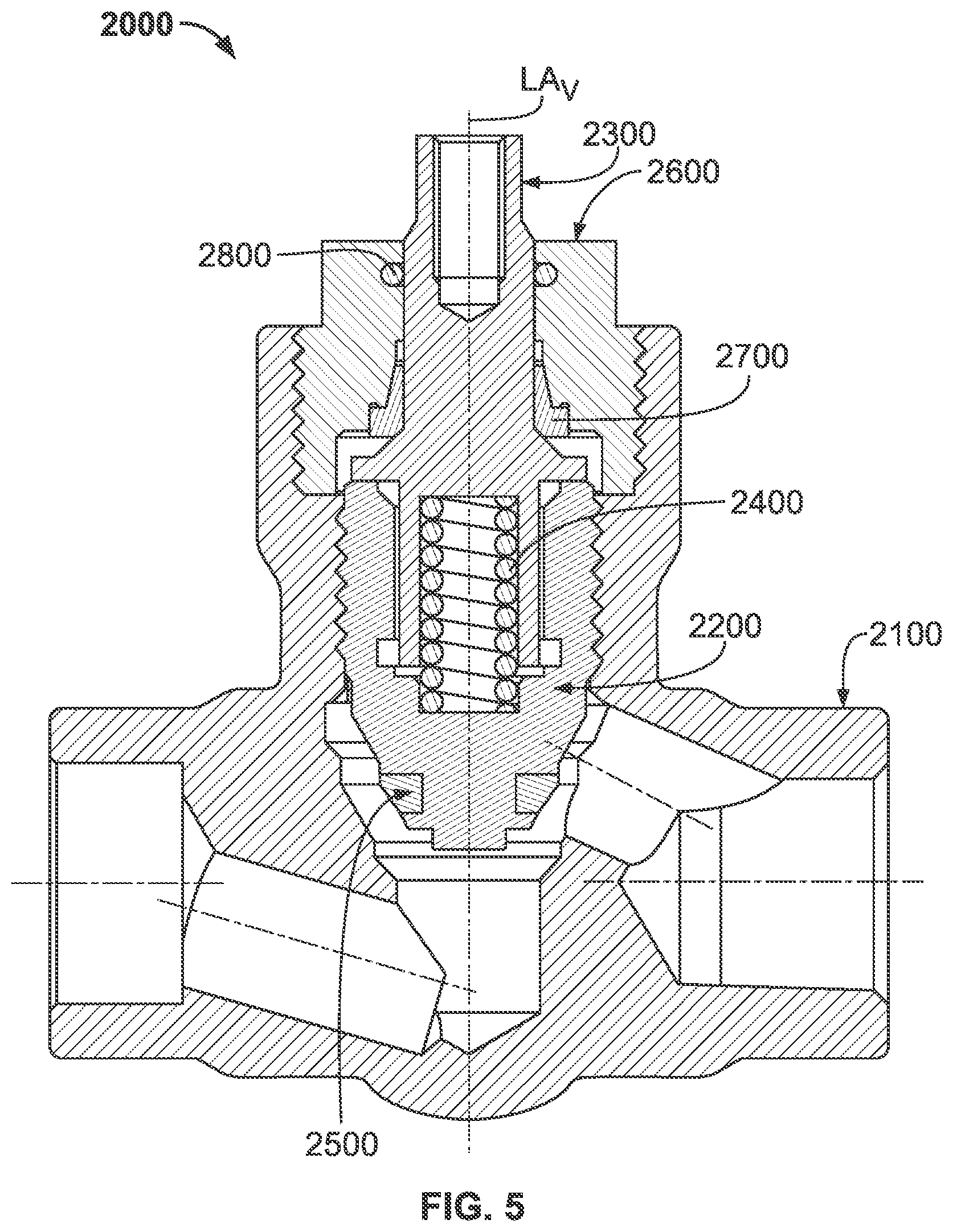 Patent US12338899 Figure 5 – Cryogenic cylinder control system, globe valve, and solenoid valve
