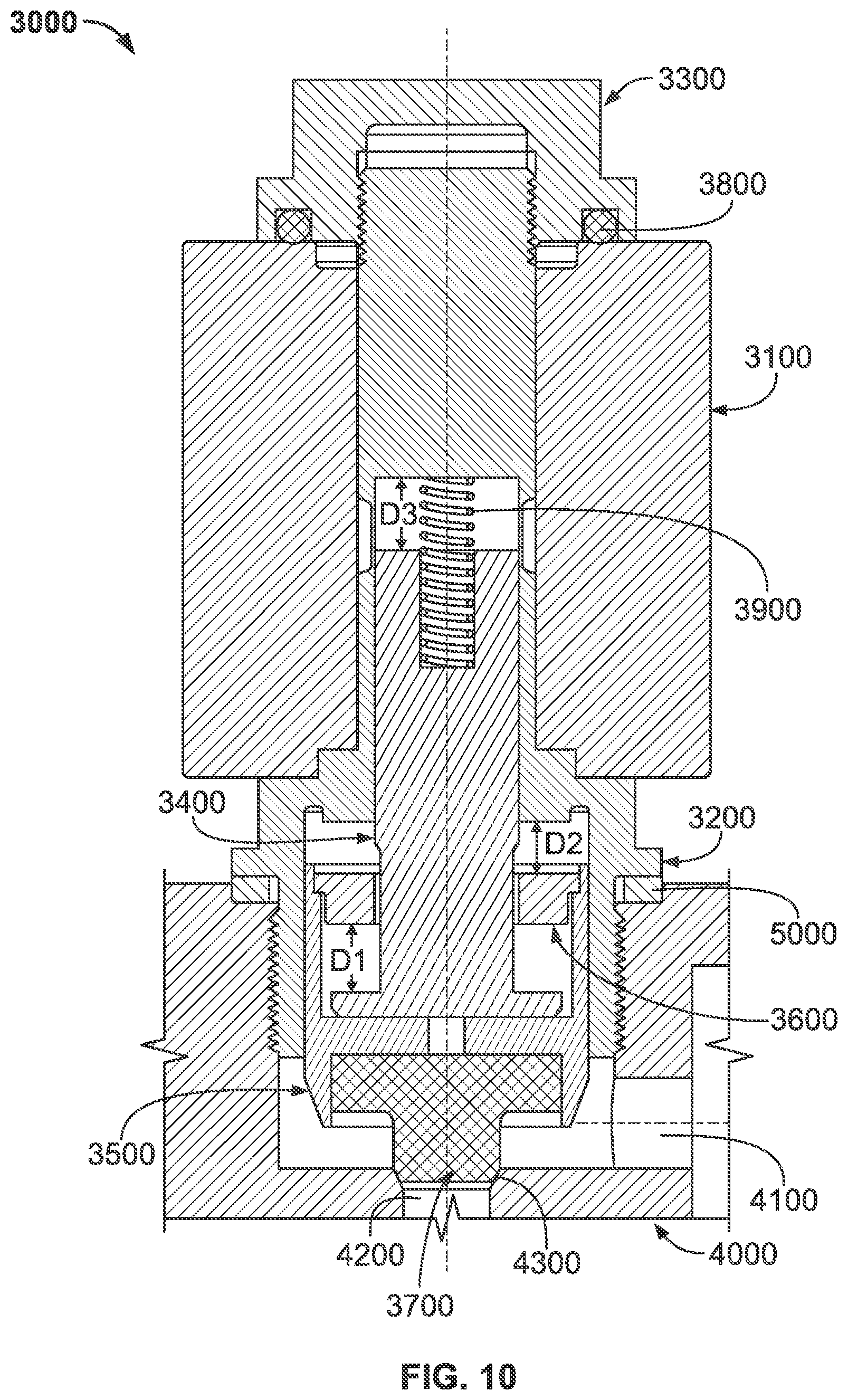 Patent US12338899 Figure 11 – Cryogenic cylinder control system, globe valve, and solenoid valve
