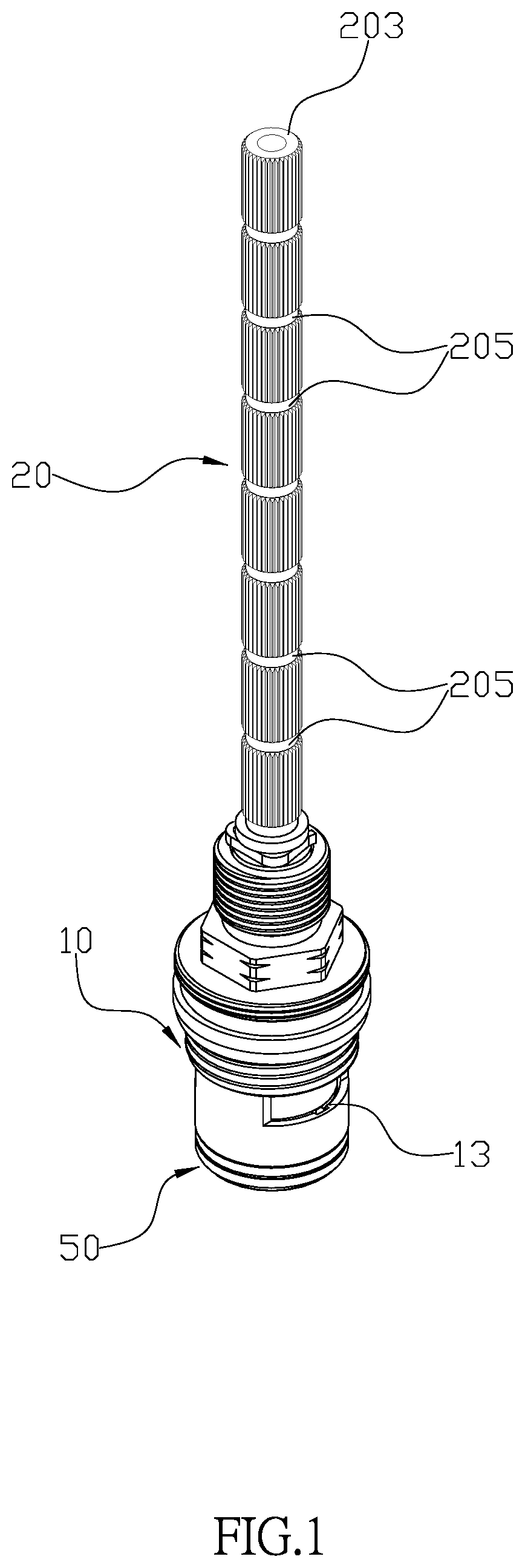 Patent US12338900 Figure 1 – Ceramic control valve