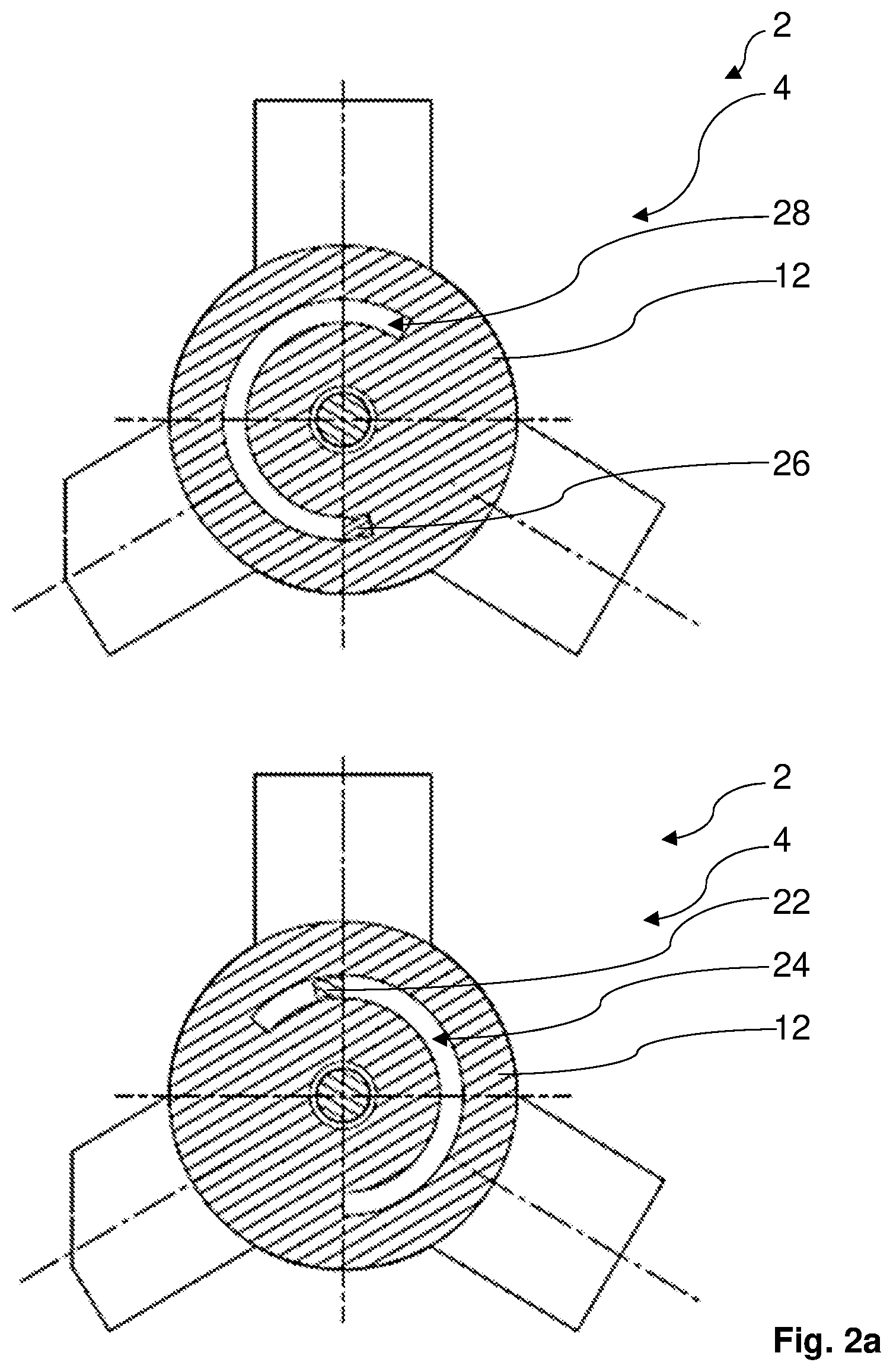 Patent US12338901 Figure 2 – Multi-way valve for a motor vehicle and method for operating a multi-way valve for a motor vehicle