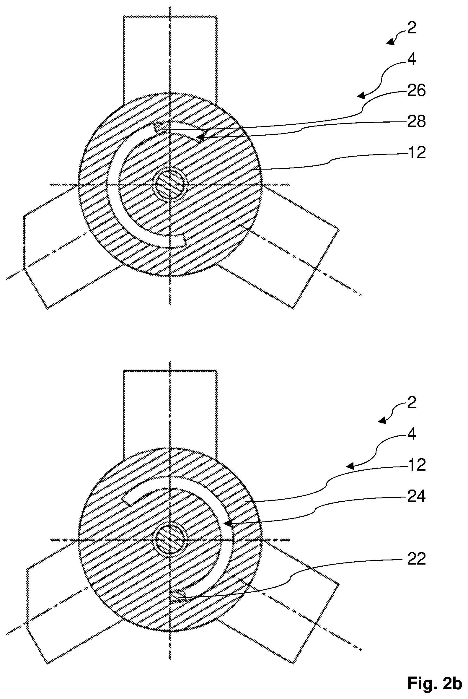Patent US12338901 Figure 3 – Multi-way valve for a motor vehicle and method for operating a multi-way valve for a motor vehicle