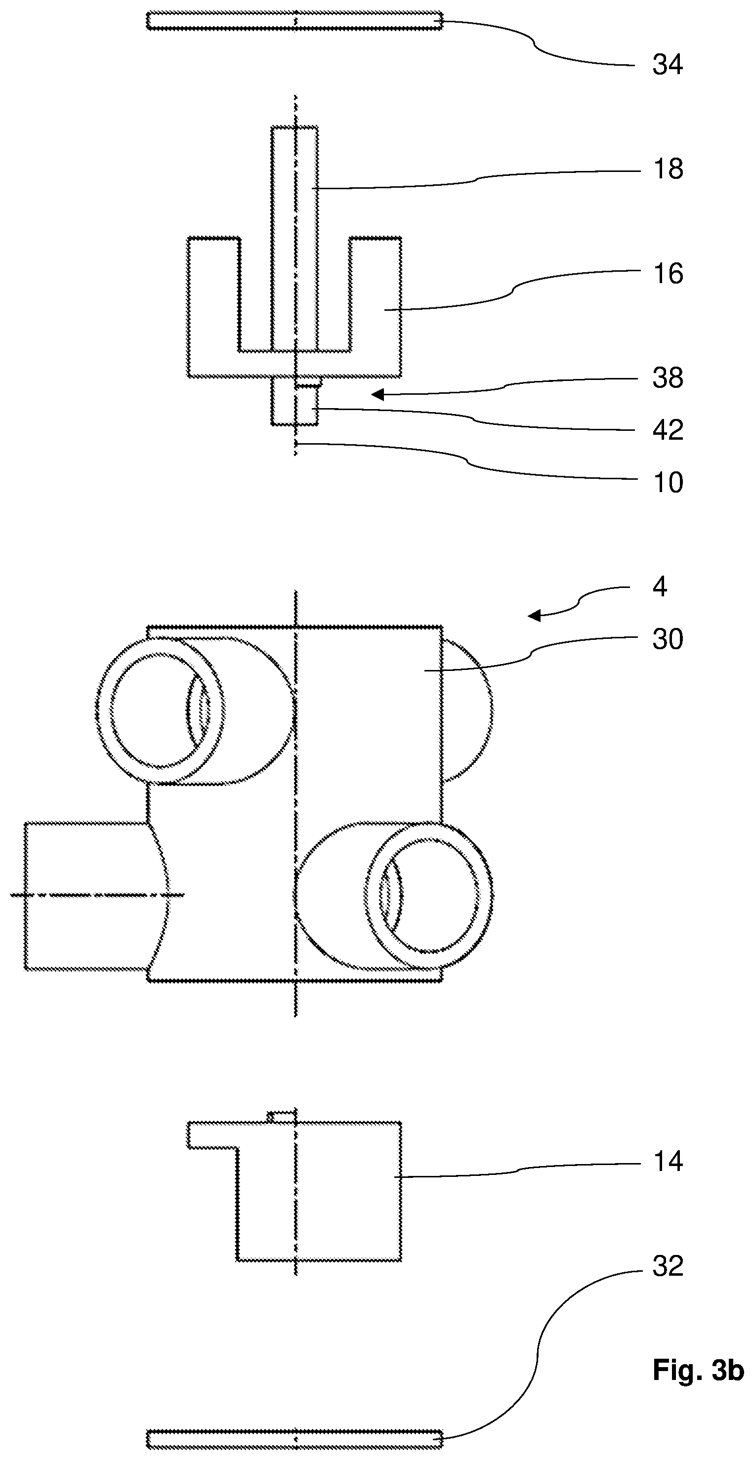 Patent US12338901 Figure 5 – Multi-way valve for a motor vehicle and method for operating a multi-way valve for a motor vehicle