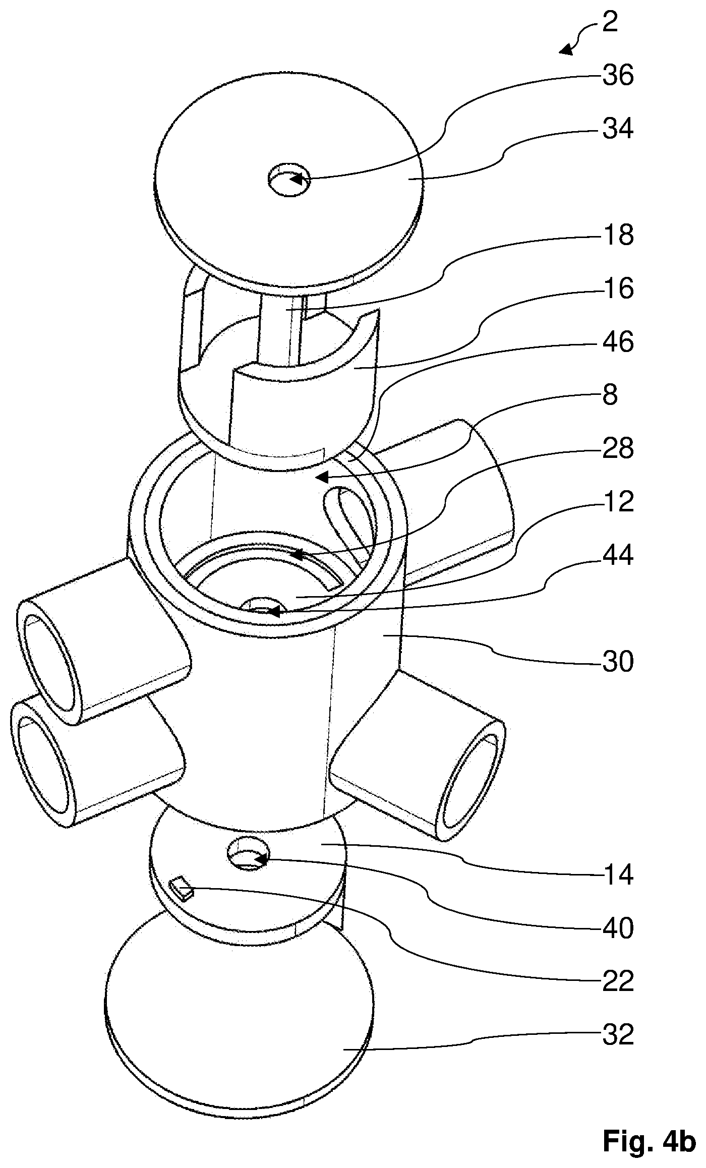 Patent US12338901 Figure 7 – Multi-way valve for a motor vehicle and method for operating a multi-way valve for a motor vehicle