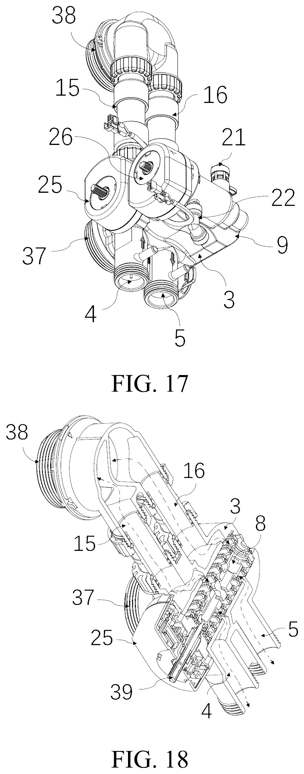 Patent US12338902 Figure 9 – Multi-way valve, water softener, and method for controlling water softener