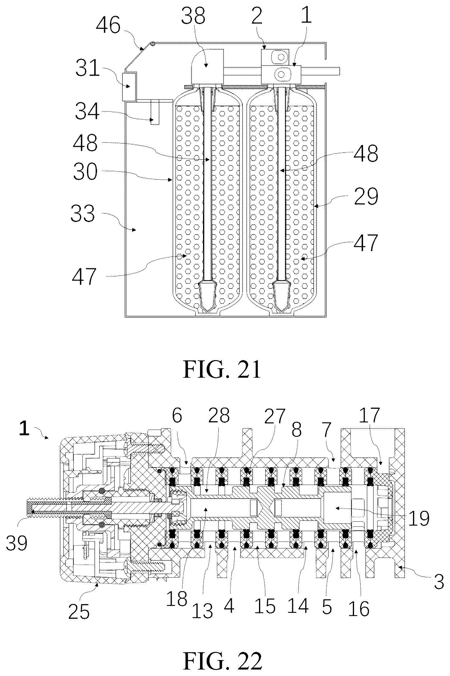 Patent US12338902 Figure 11 – Multi-way valve, water softener, and method for controlling water softener