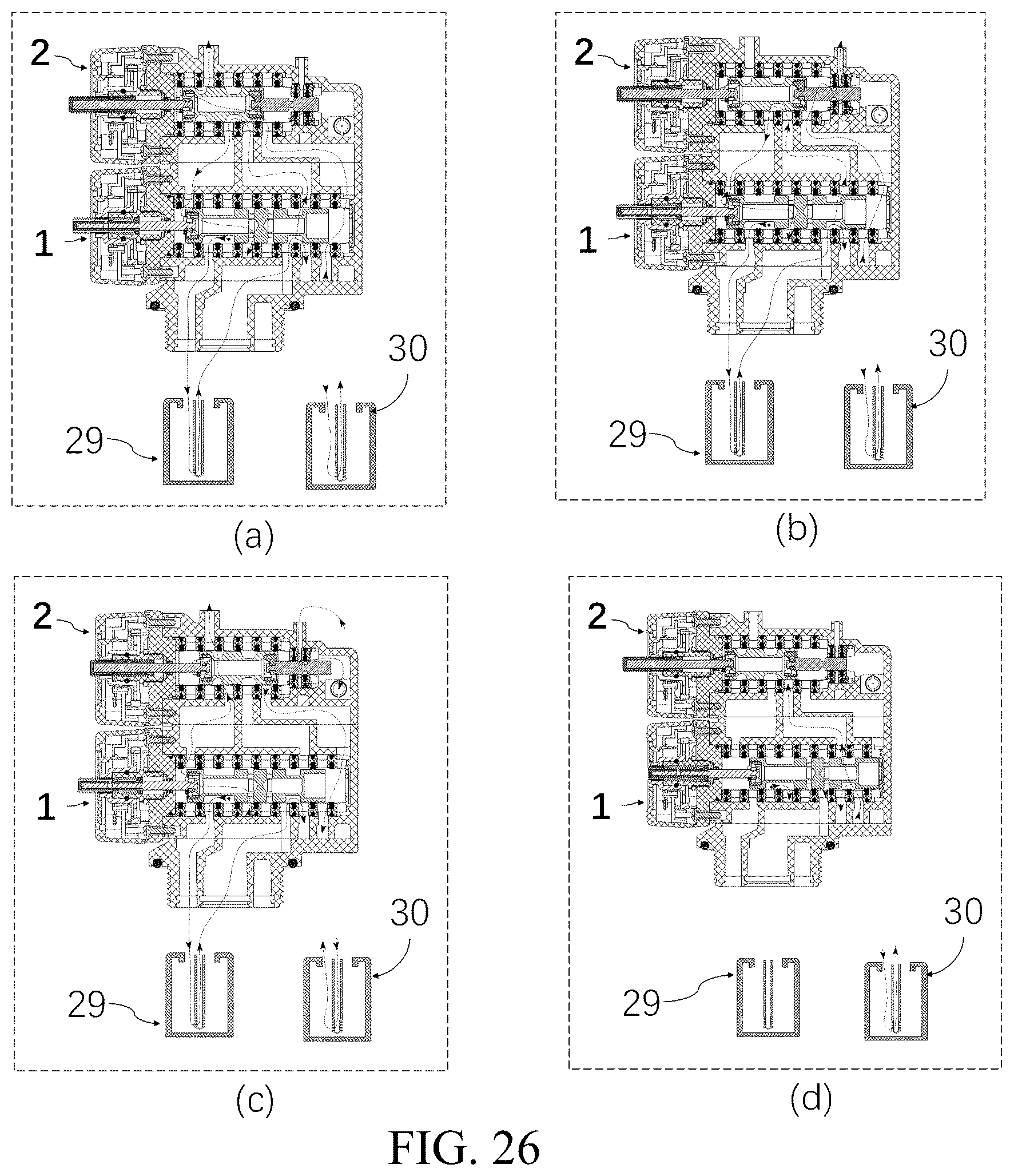 Patent US12338902 Figure 14 – Multi-way valve, water softener, and method for controlling water softener