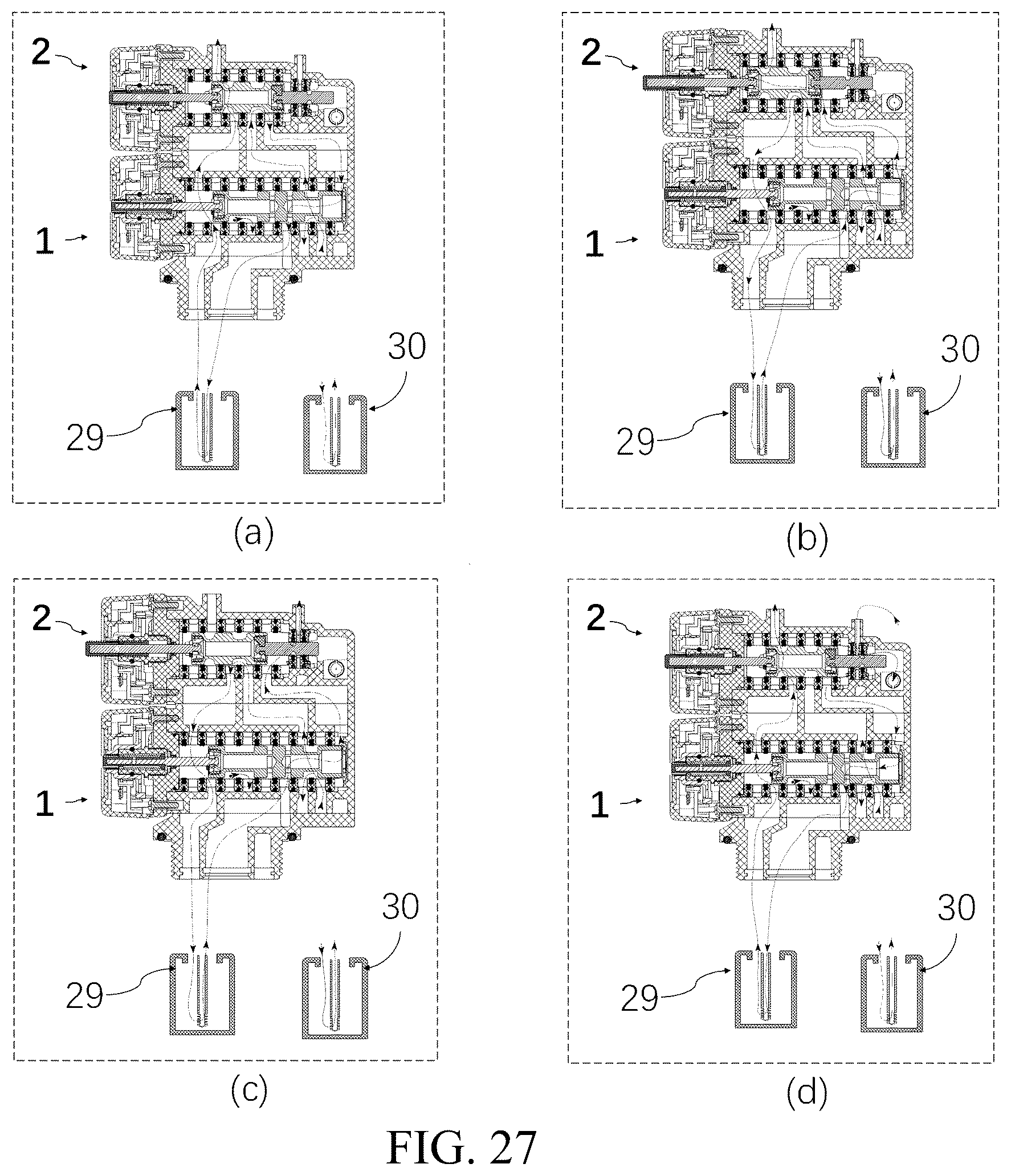 Patent US12338902 Figure 15 – Multi-way valve, water softener, and method for controlling water softener