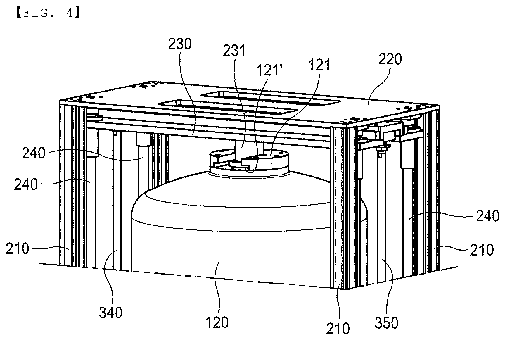Patent US12338903 Figure 4 – Elevatable chamber and method of operating the same