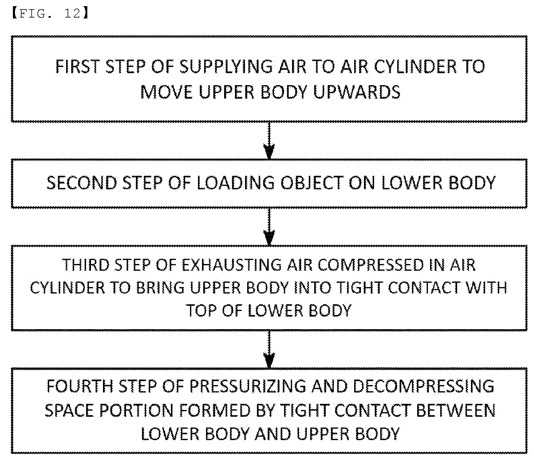 Patent US12338903 Figure 12 – Elevatable chamber and method of operating the same
